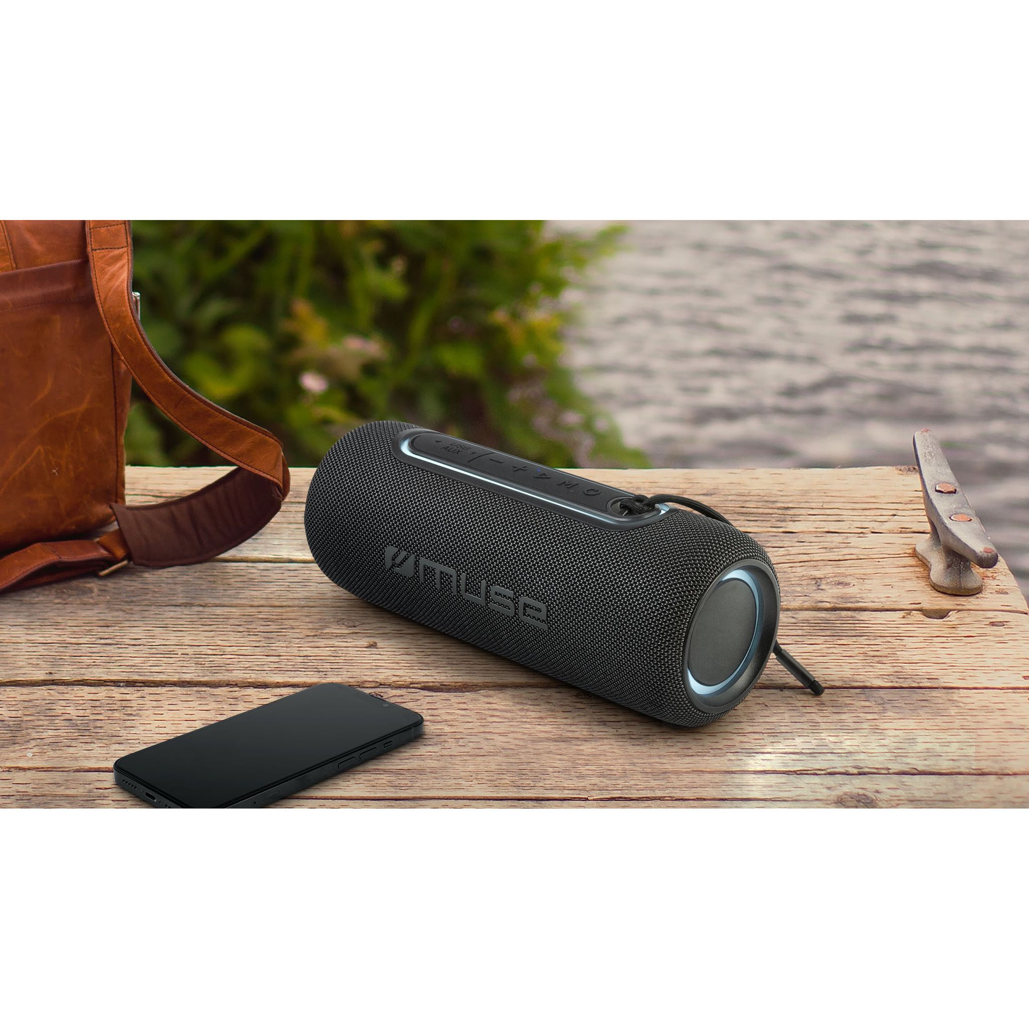 Voir la diapositive 2 : MUSE Enceinte Bluetooth portable Waterproof M780BT - Noir