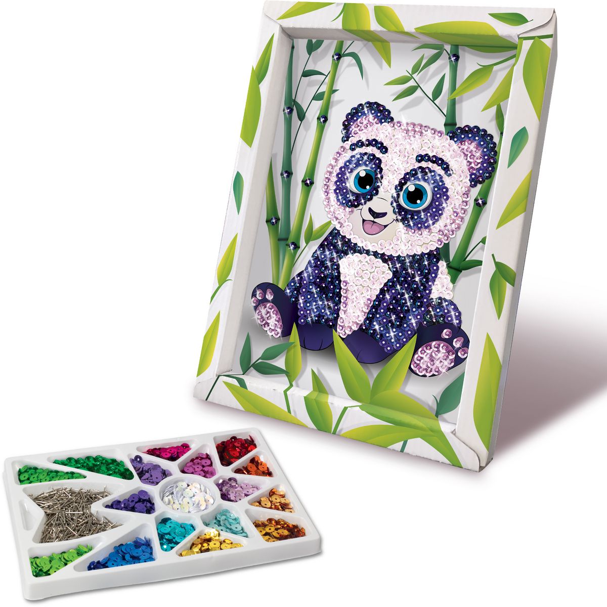 LANSAY Coffret Collection Sequins Panda