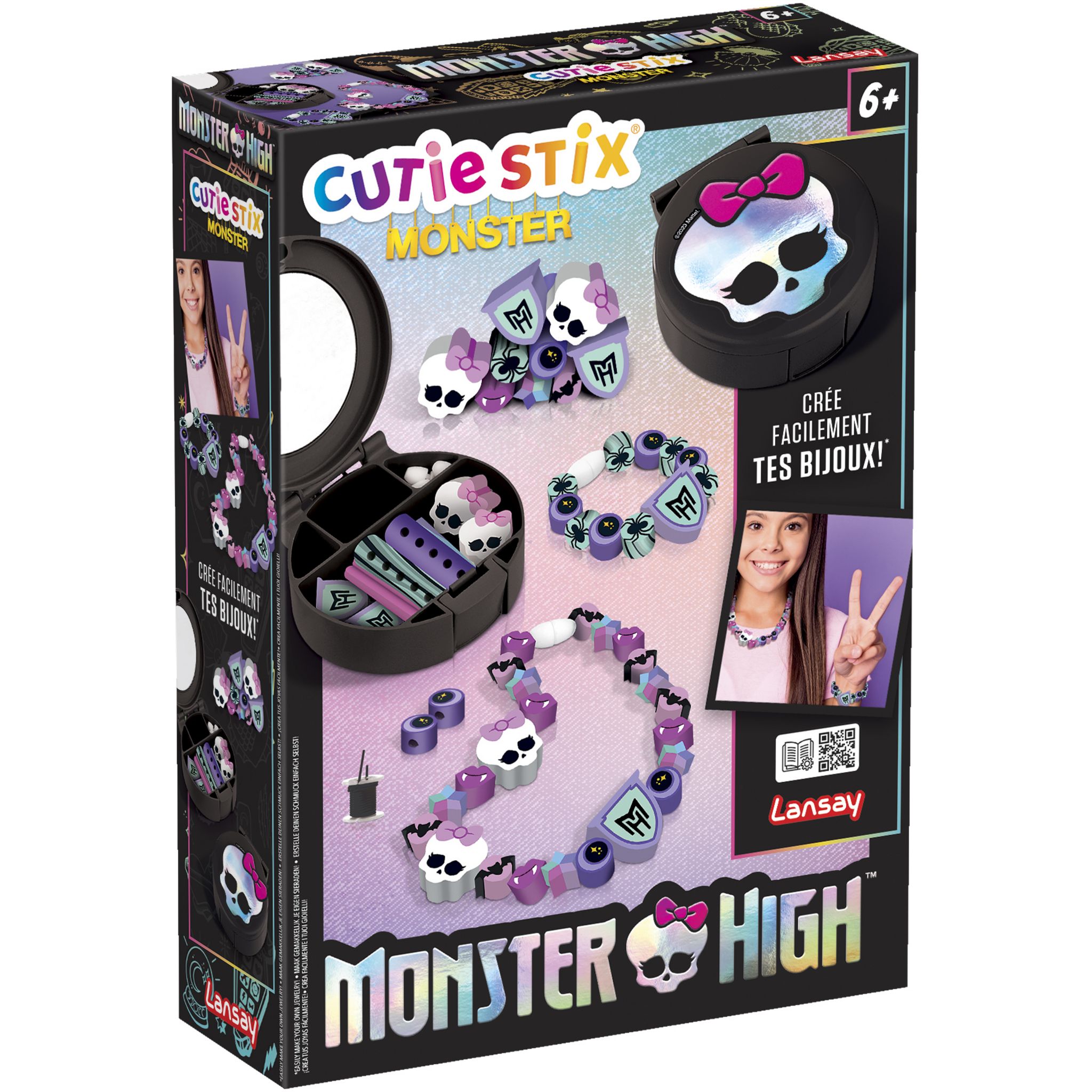 Voir la diapositive 2 : LANSAY Coffret Cutie Stix Monster High