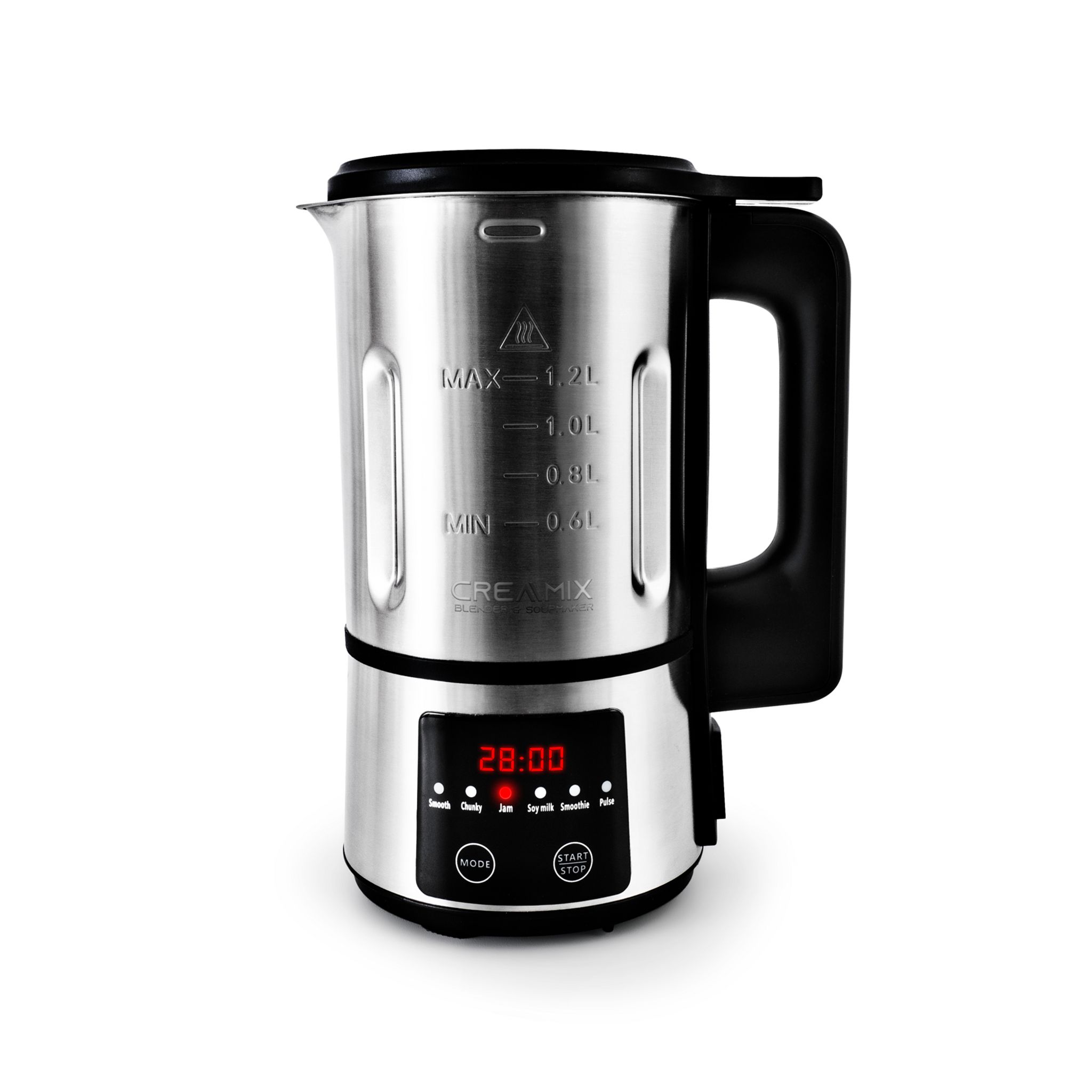 Voir la diapositive 2 : KITCHENCOOK Blender et Soup Maker CREAMIX - Inox
