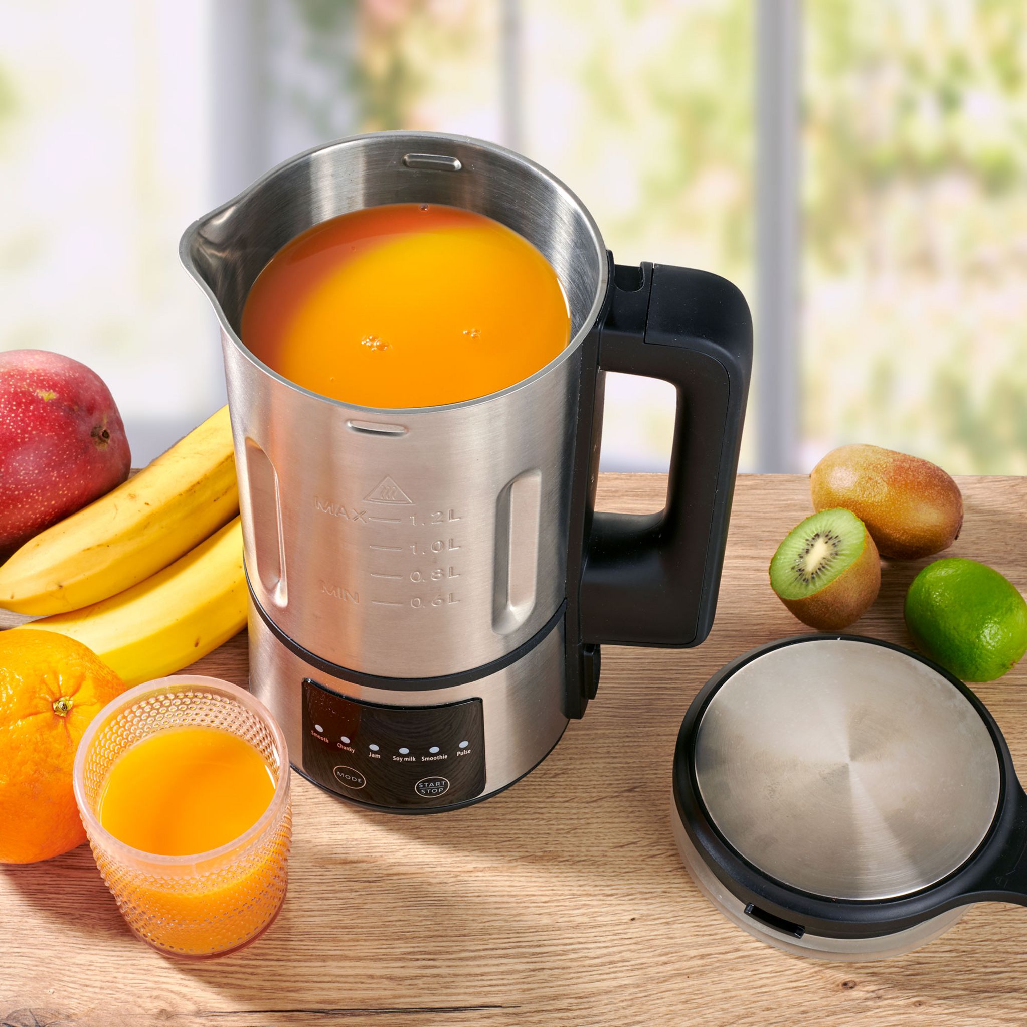 Voir la diapositive 5 : KITCHENCOOK Blender et Soup Maker CREAMIX - Inox
