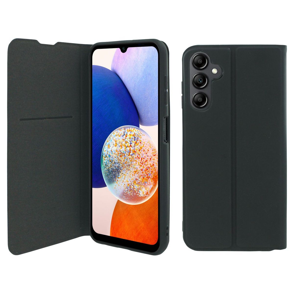 QILIVE Étui Folio pour Samsung Galaxy A15 - Noir