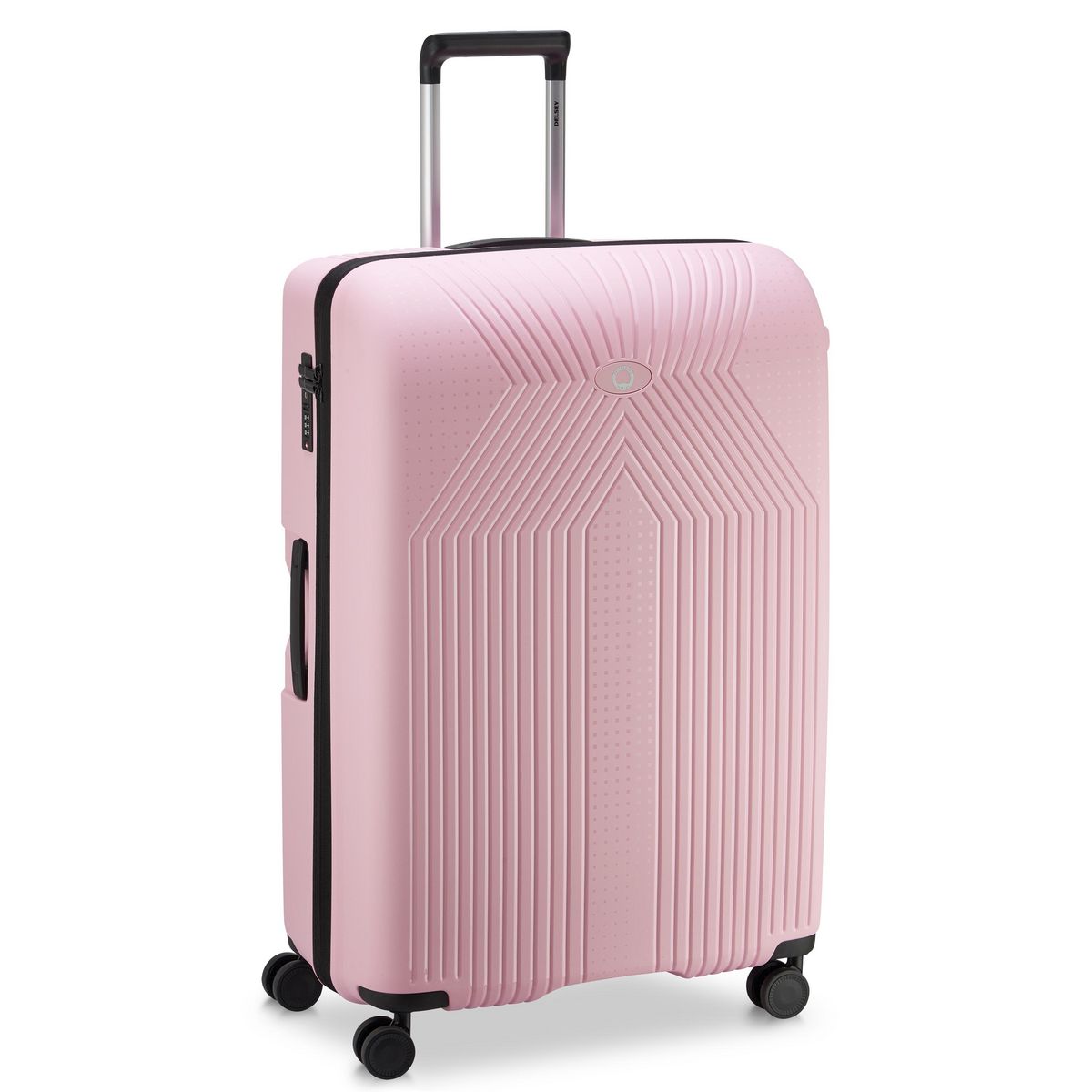 Valise Rigide DELSEY Paris Hardside 65cm - 68L | Coque ABS/polycarbonate - Couleur Rose - Garantie 2 Ans - 6