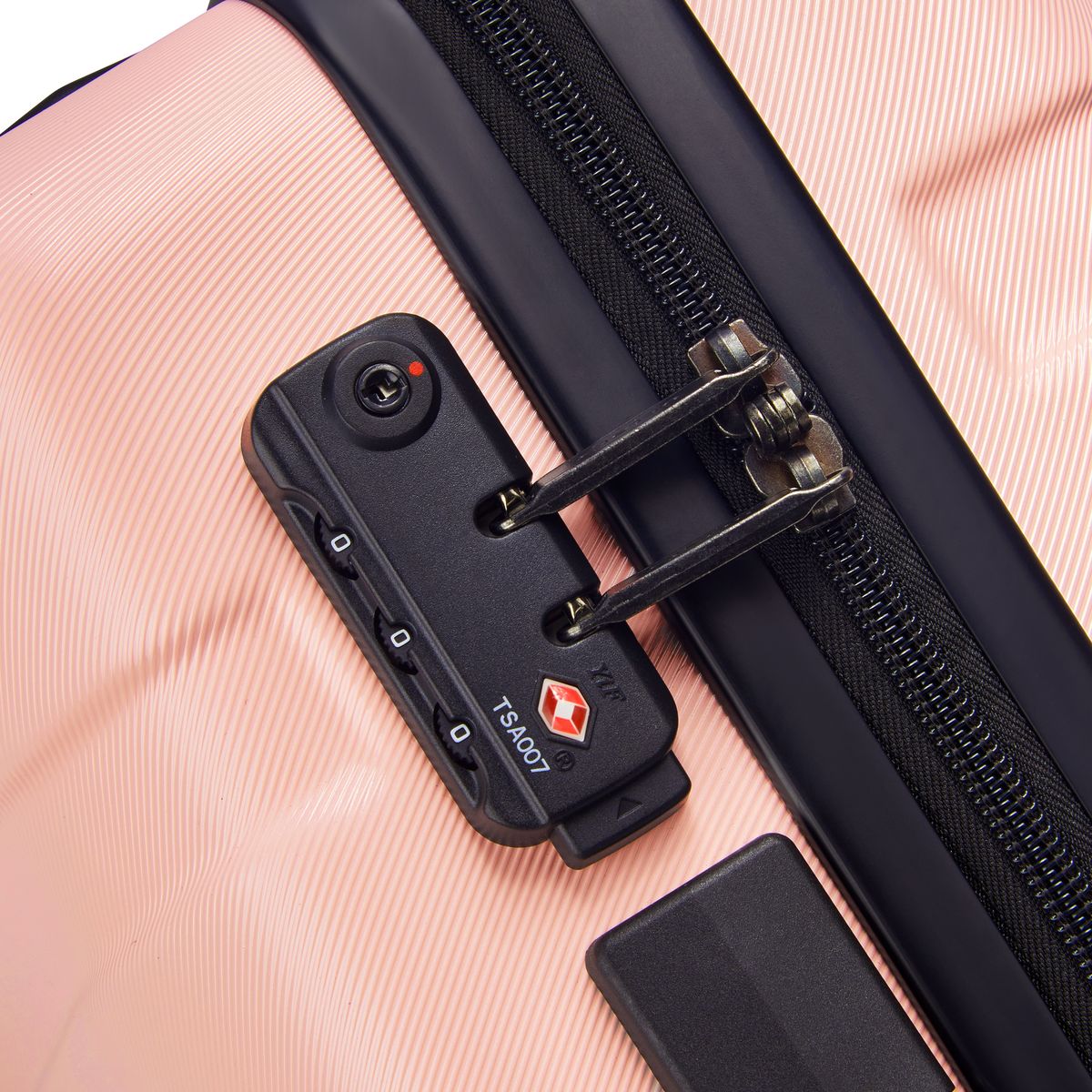 DELSEY Grande Valise rigide 76 cm 8 roues AIRSHIP - rose