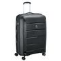 Voir la diapositive 1 : DELSEY Grande Valise rigide 75 cm 8 roues BINALONG - noir