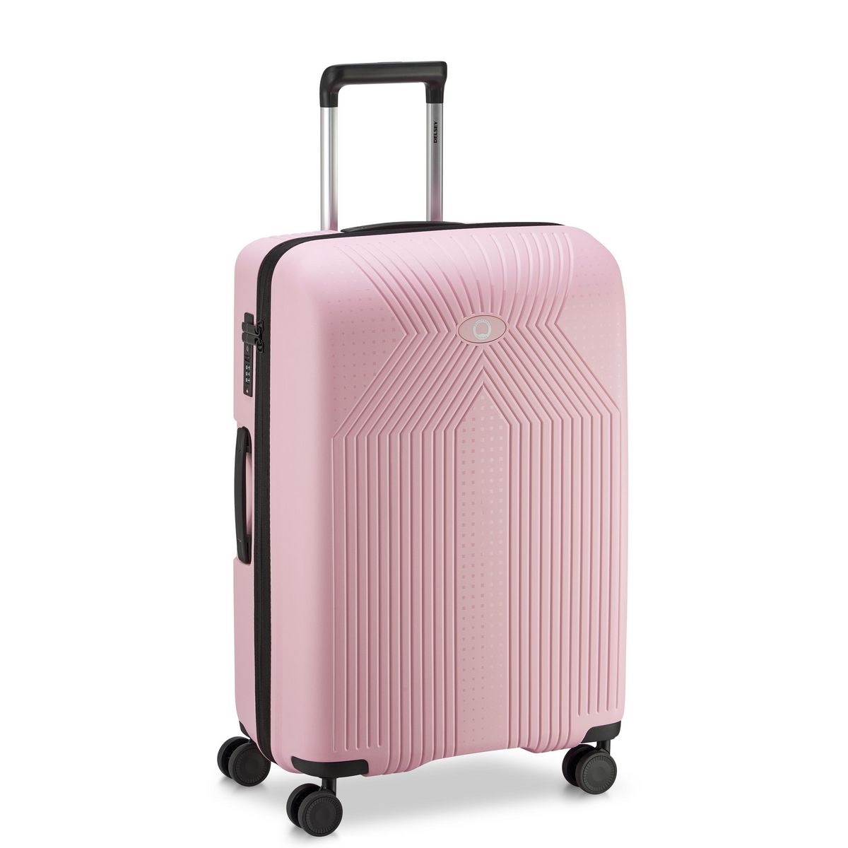 DELSEY Valise rigide 66cm 8 roues ORDENER - rose