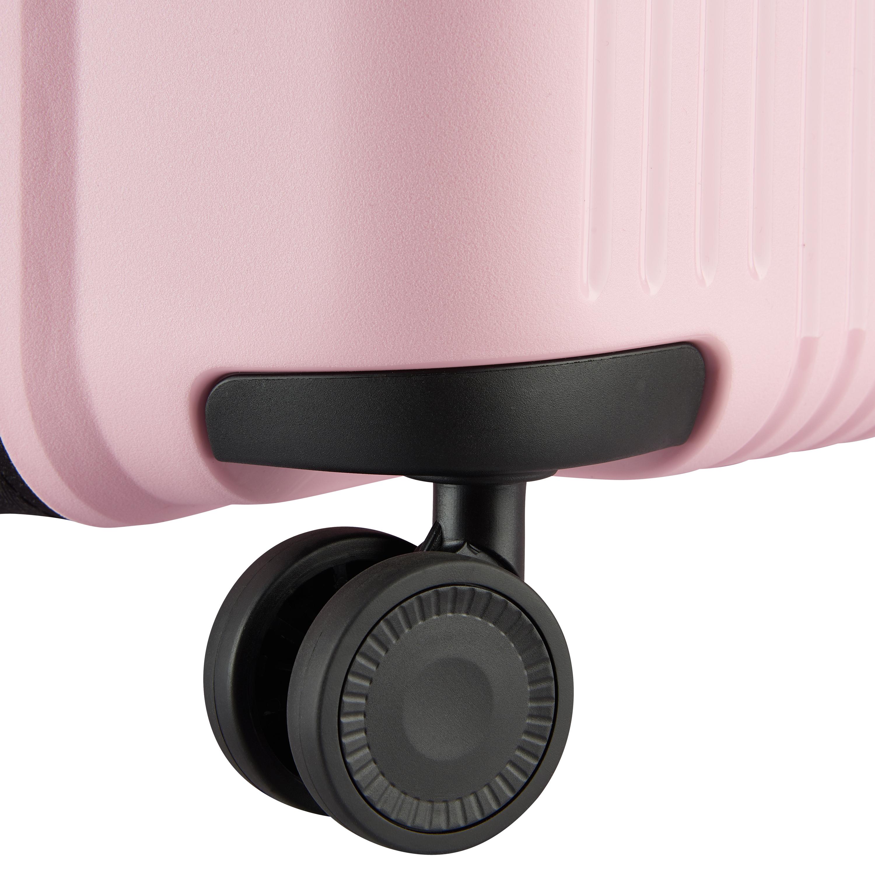 Voir la diapositive 5 : DELSEY Valise rigide 66cm 8 roues ORDENER - rose