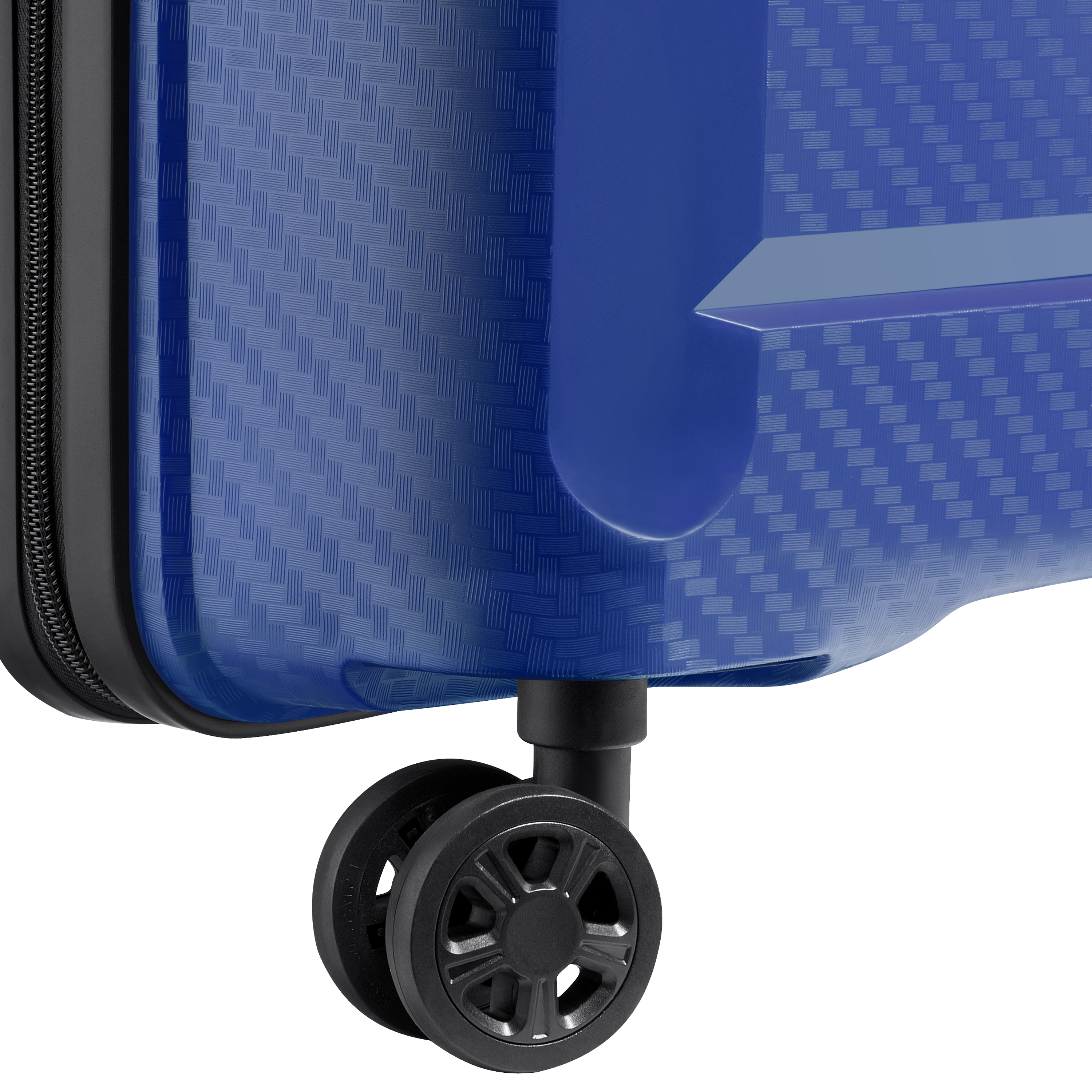Voir la diapositive 3 : DELSEY Valise cabine rigide 55 cm 8 roues BINALONG - bleu