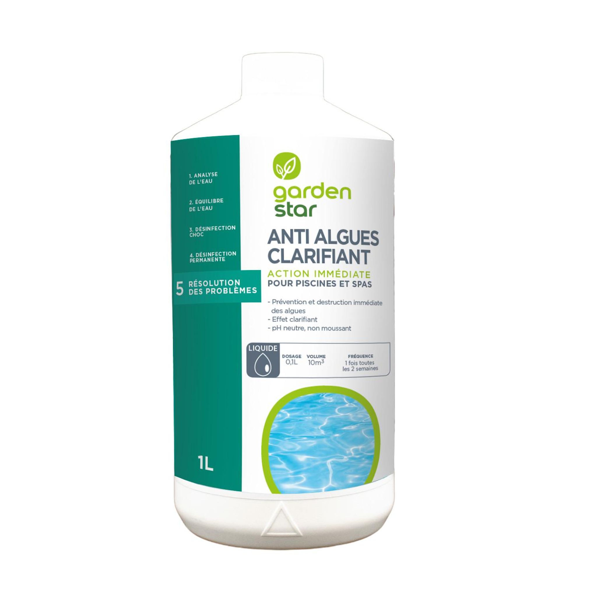 GARDENSTAR Anti algue clarifiant 1 l