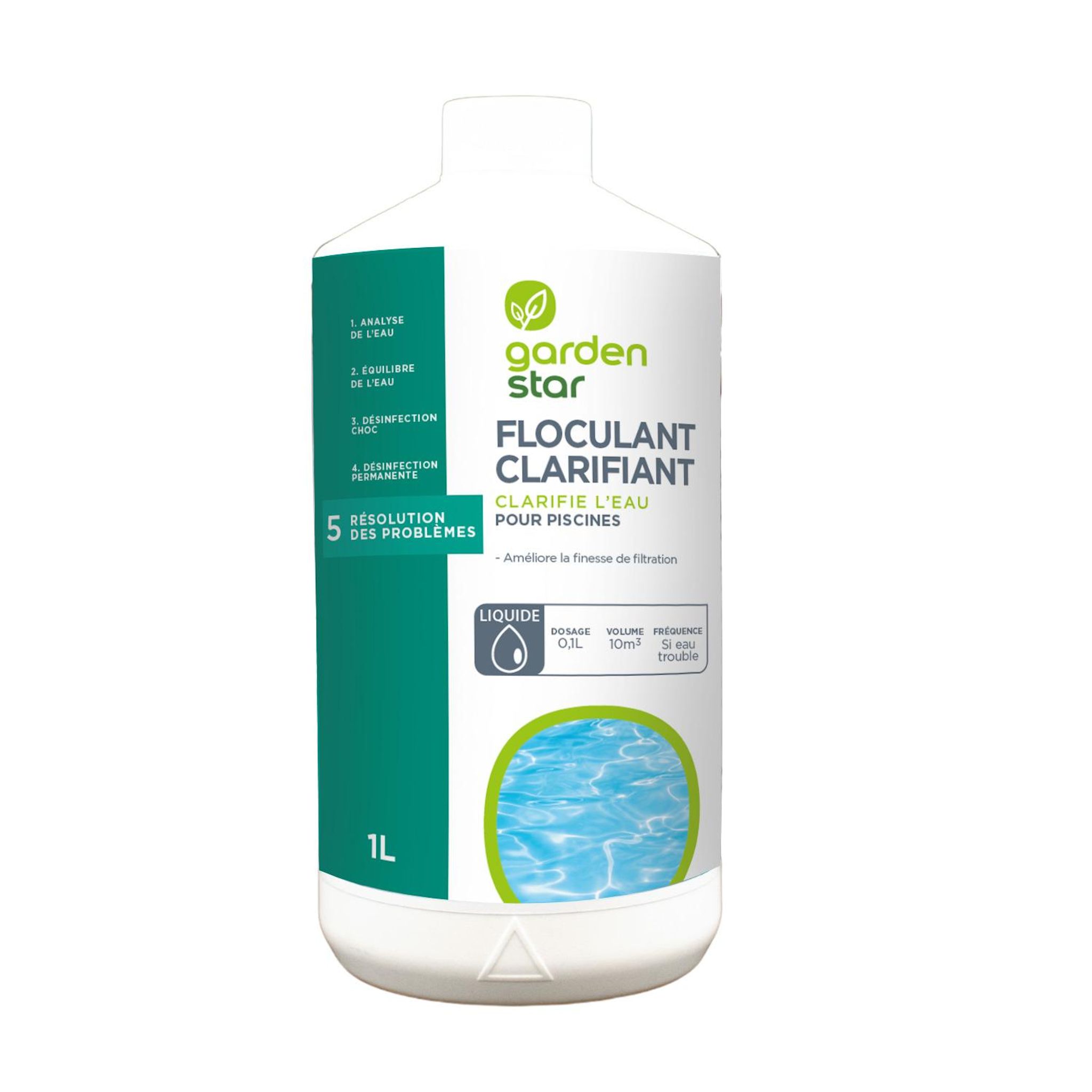 GARDENSTAR Floculant clarifiant 1 l