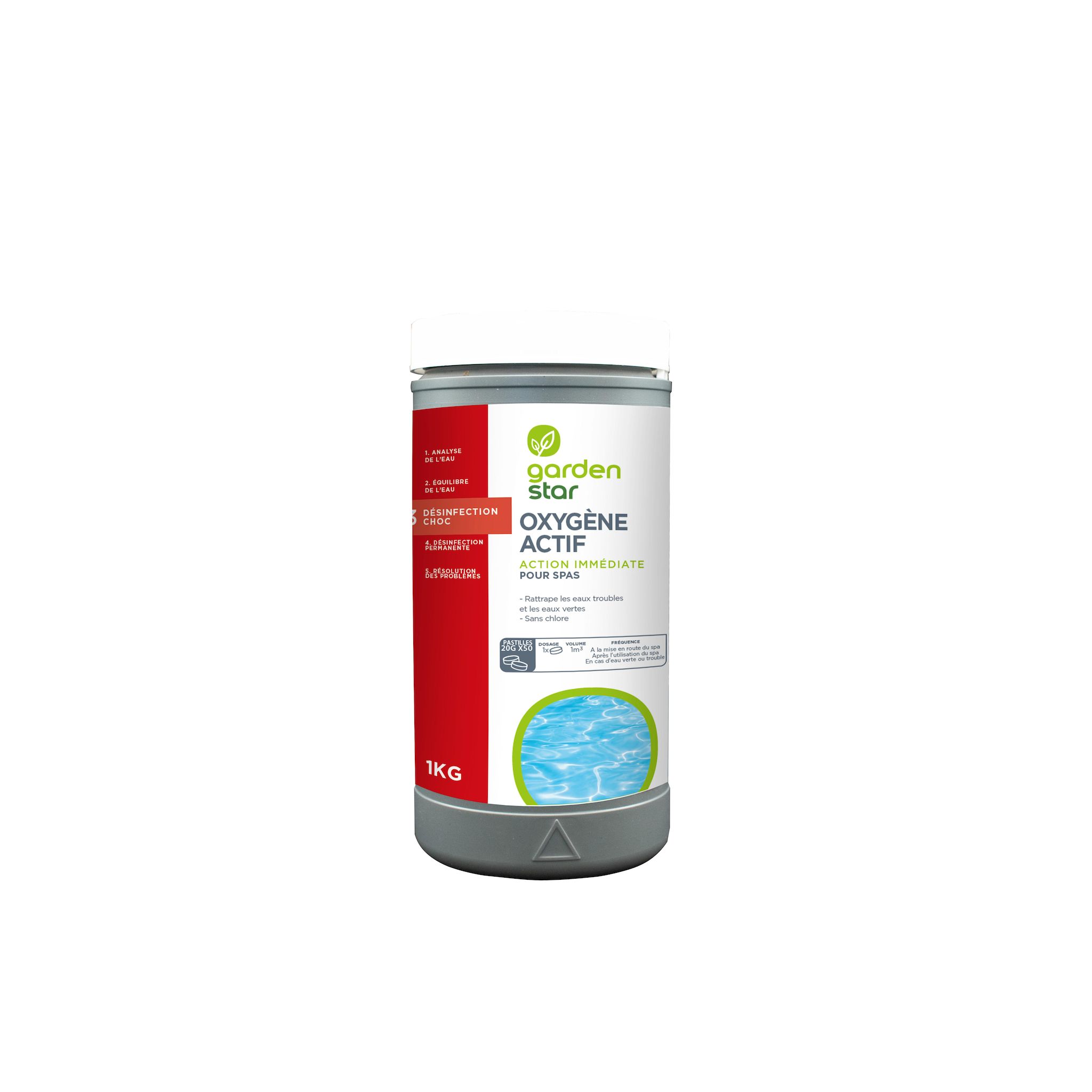 GARDENSTAR Oxygène actif pour spa pastilles1kg