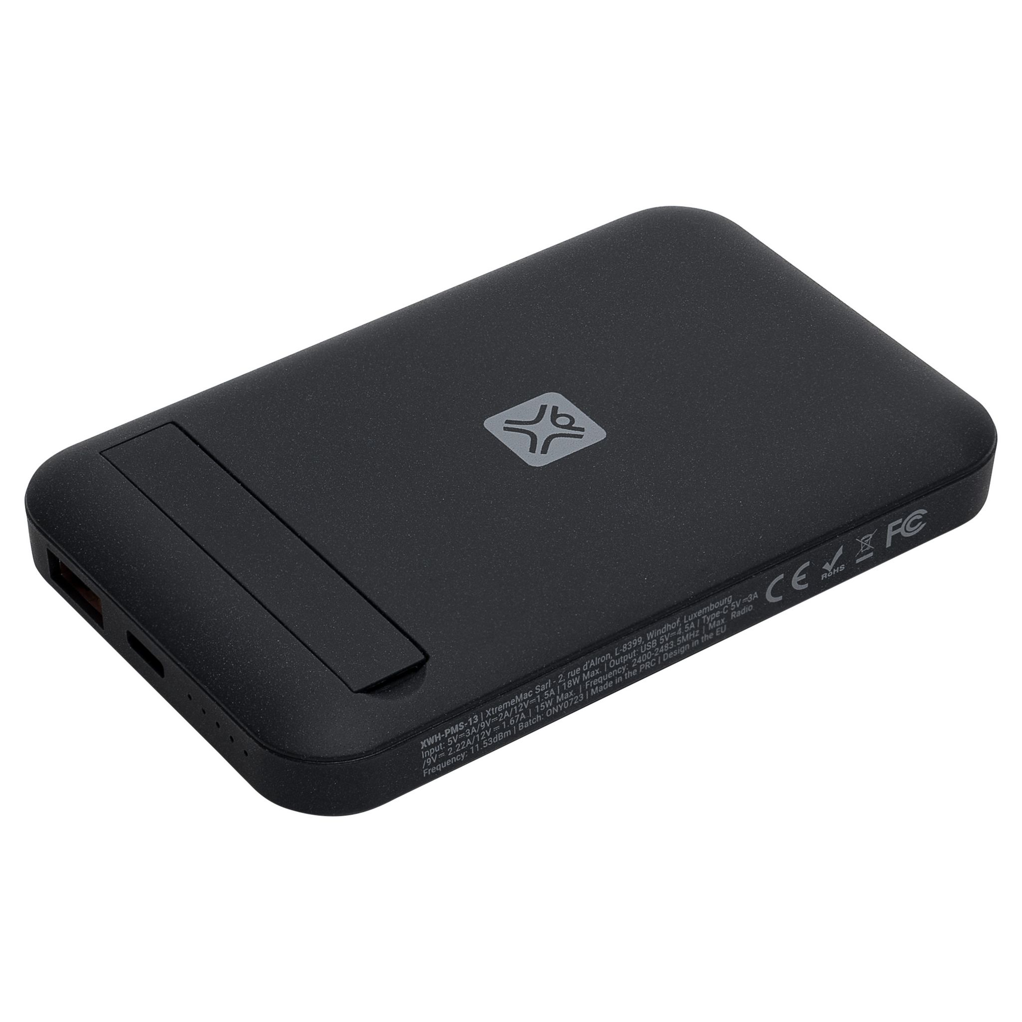 Voir la diapositive 3 : EXTREMEMAC Batterie externe magnétique 10K MaH pour iPhone avec Magsafe - Noir