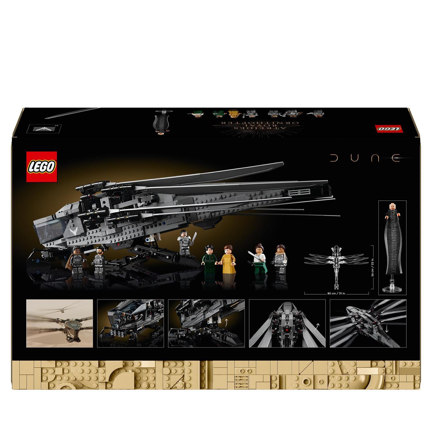 Voir la diapositive 2 : LEGO LEGO Icons 10327 Dune Atreides Royal Ornithopter, Collection pour Adultes, Idée Cadeau pour Cinéphiles Femmes et Hommes