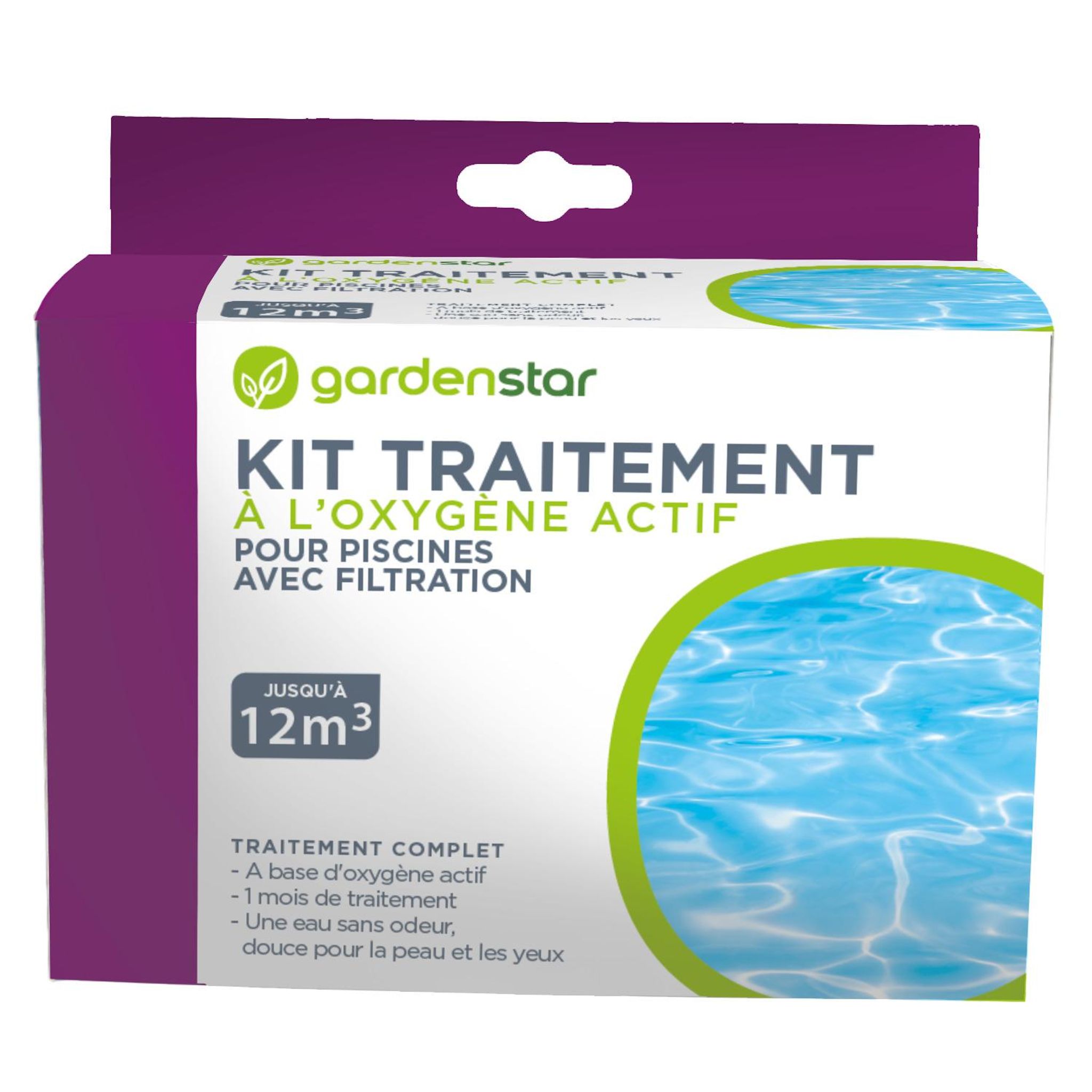 GARDENSTAR Kit traitement à l'oxygène actif pour piscine avec filtration