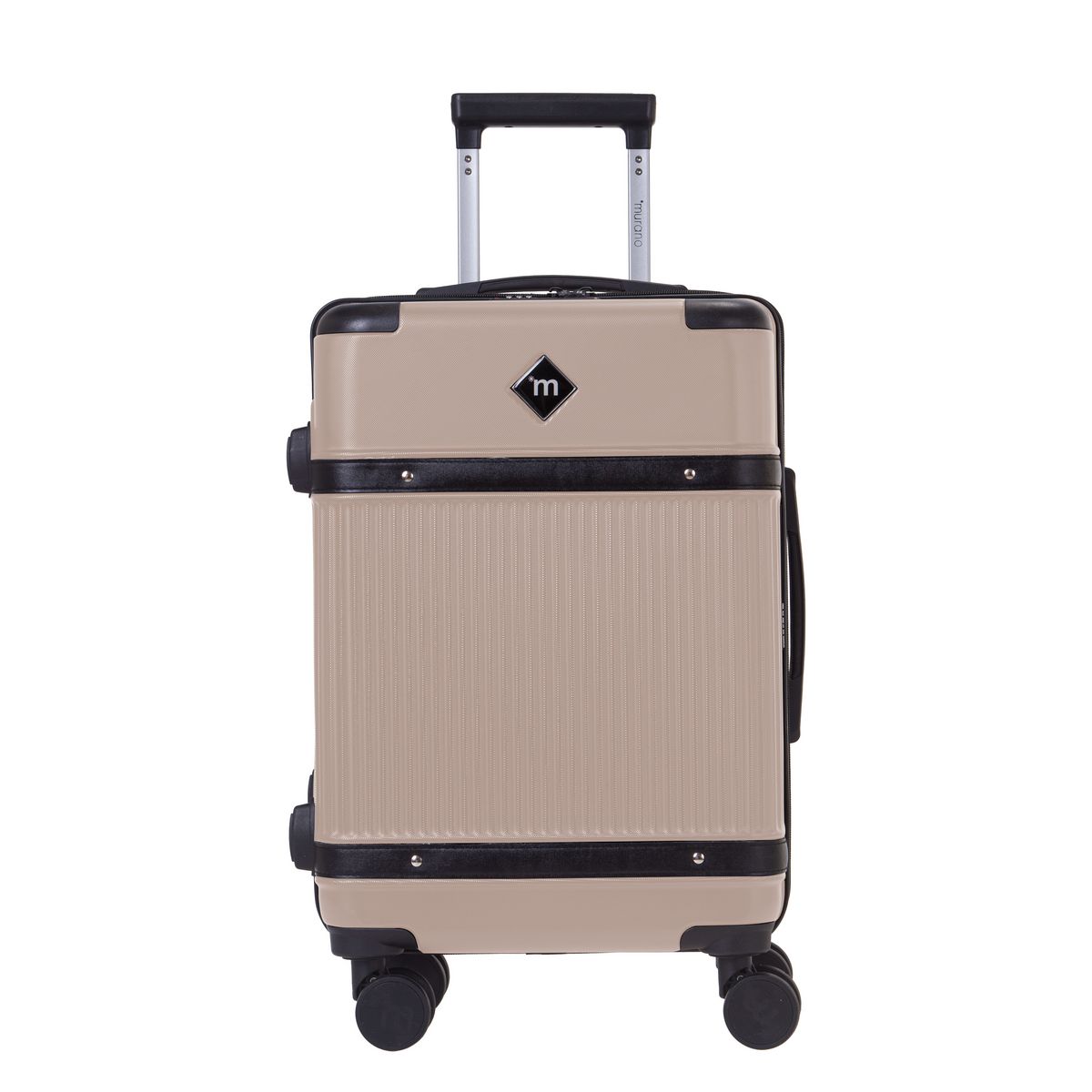 MURANO Valise cabine rigide 55 cm 8 roues MURANO - beige