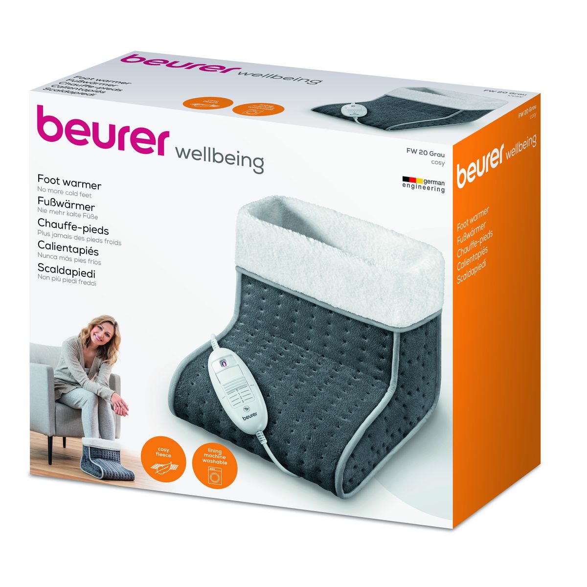 BEURER Chauffe pieds FW20 - Gris