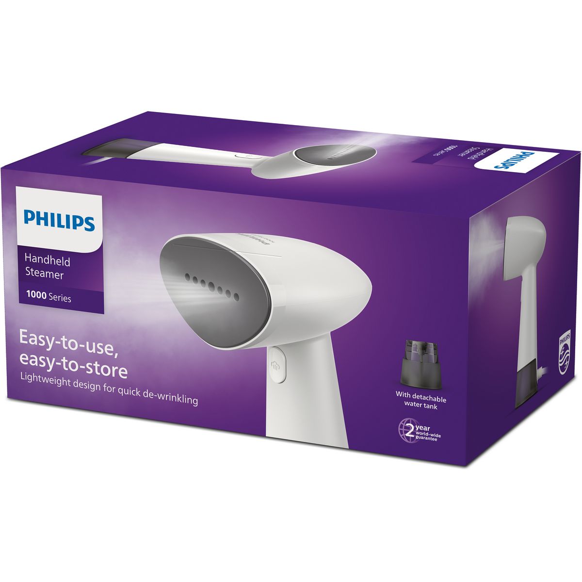 PHILIPS Défroisseur à main STH1010/10 - Blanc