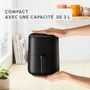 Voir la diapositive 5 : MOULINEX Friteuse électrique sans huile à air chaud Easy Fry EZ145820 - Noir