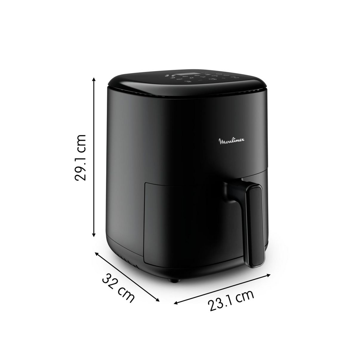 MOULINEX Friteuse électrique sans huile à air chaud Easy Fry EZ145820 - Noir