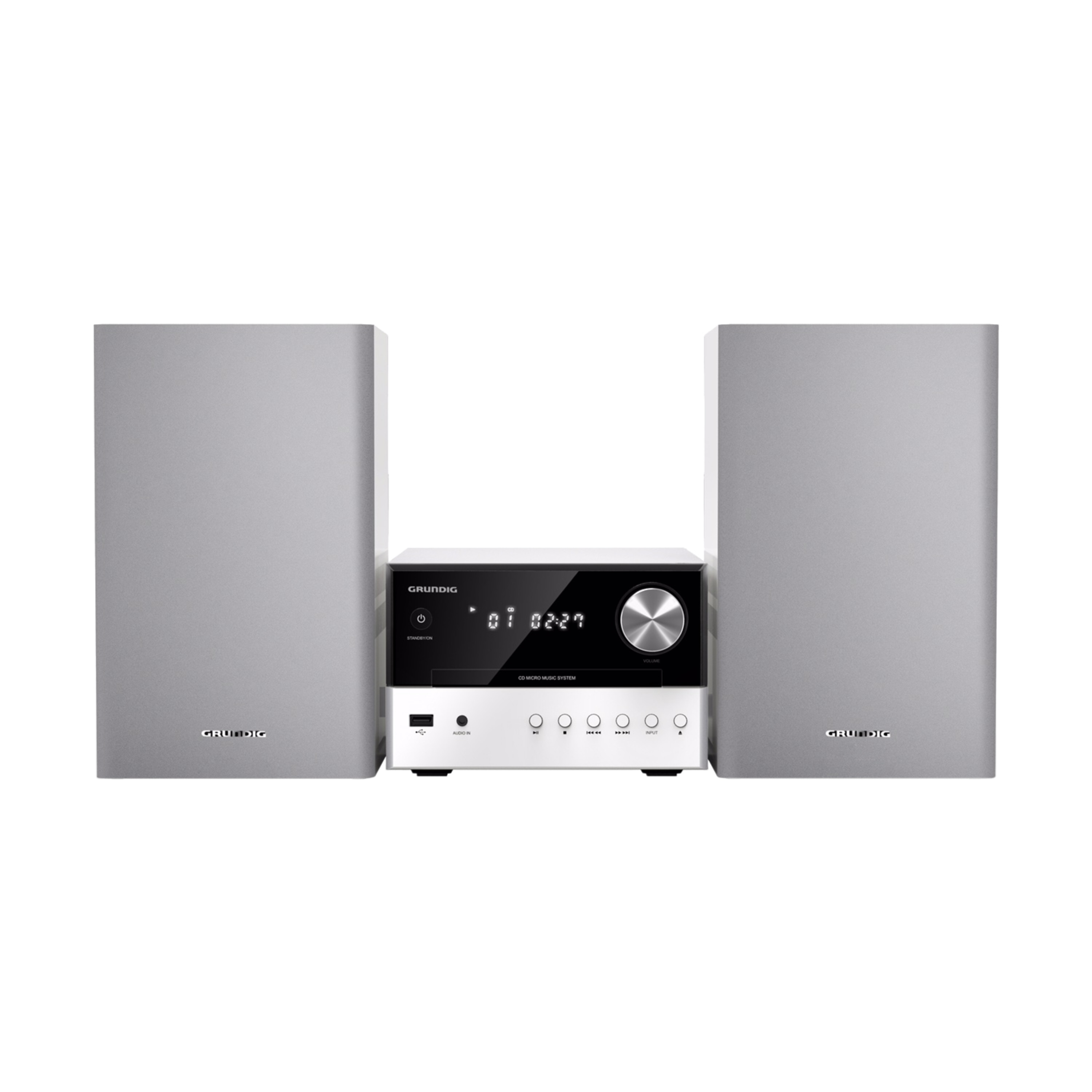 Voir la diapositive 4 : GRUNDIG Microchaîne Bluetooth  M1050BTW - Gris