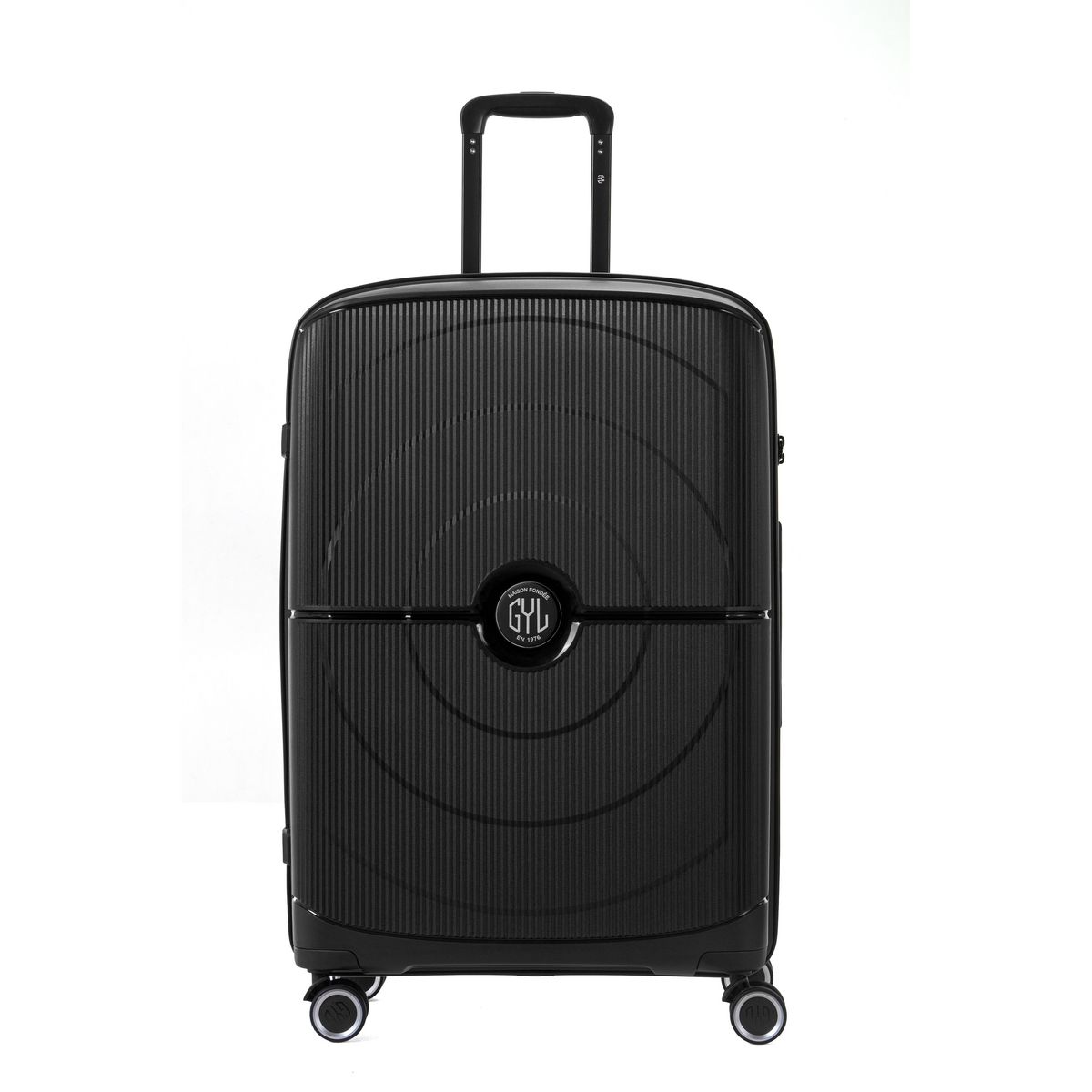 GYL BAGAGES Grande Valise rigide 75 cm 8 roues GYL OAK - noir