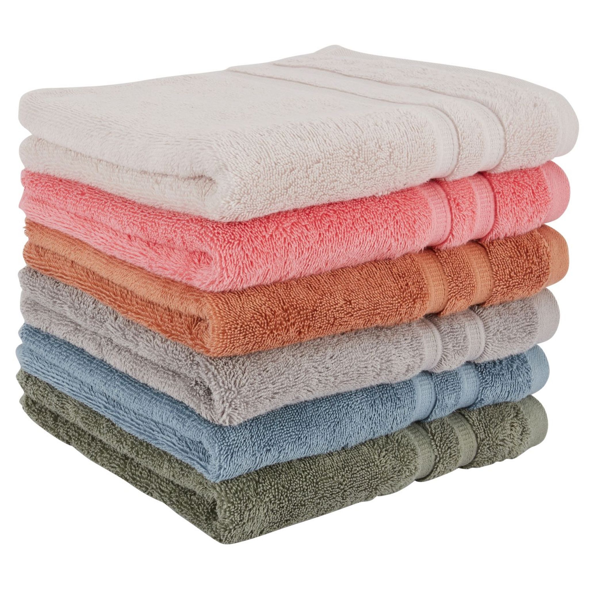 Voir la diapositive 3 : ACTUEL Drap de douche uni en coton 600 g/m²