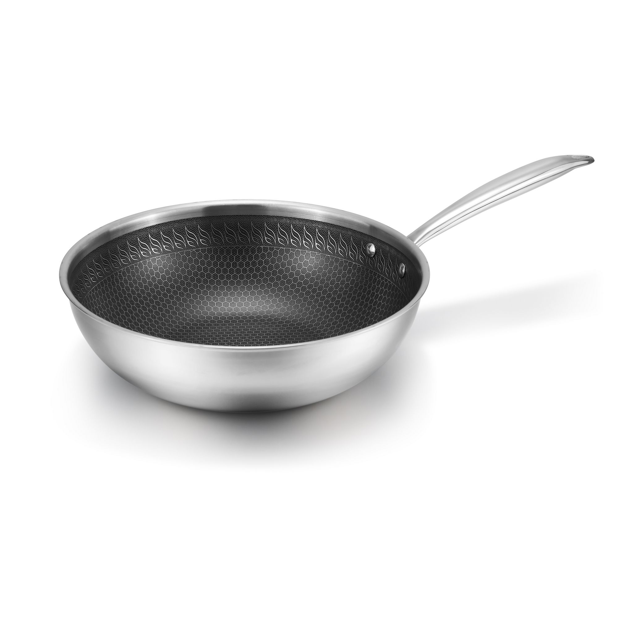 NAPOLEON Wok 28 cm tous feux dont induction NID ABEILLE