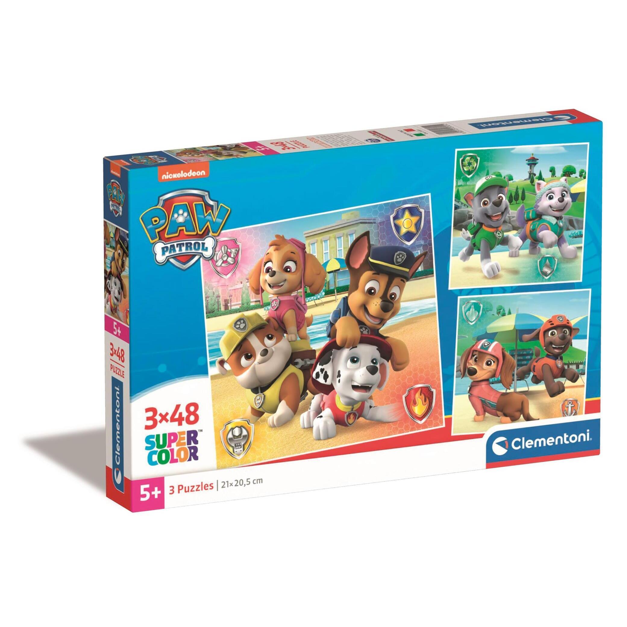 Voir la diapositive 1 : CLEMENTONI Puzzle 3x48 pièces Pat Patrouille