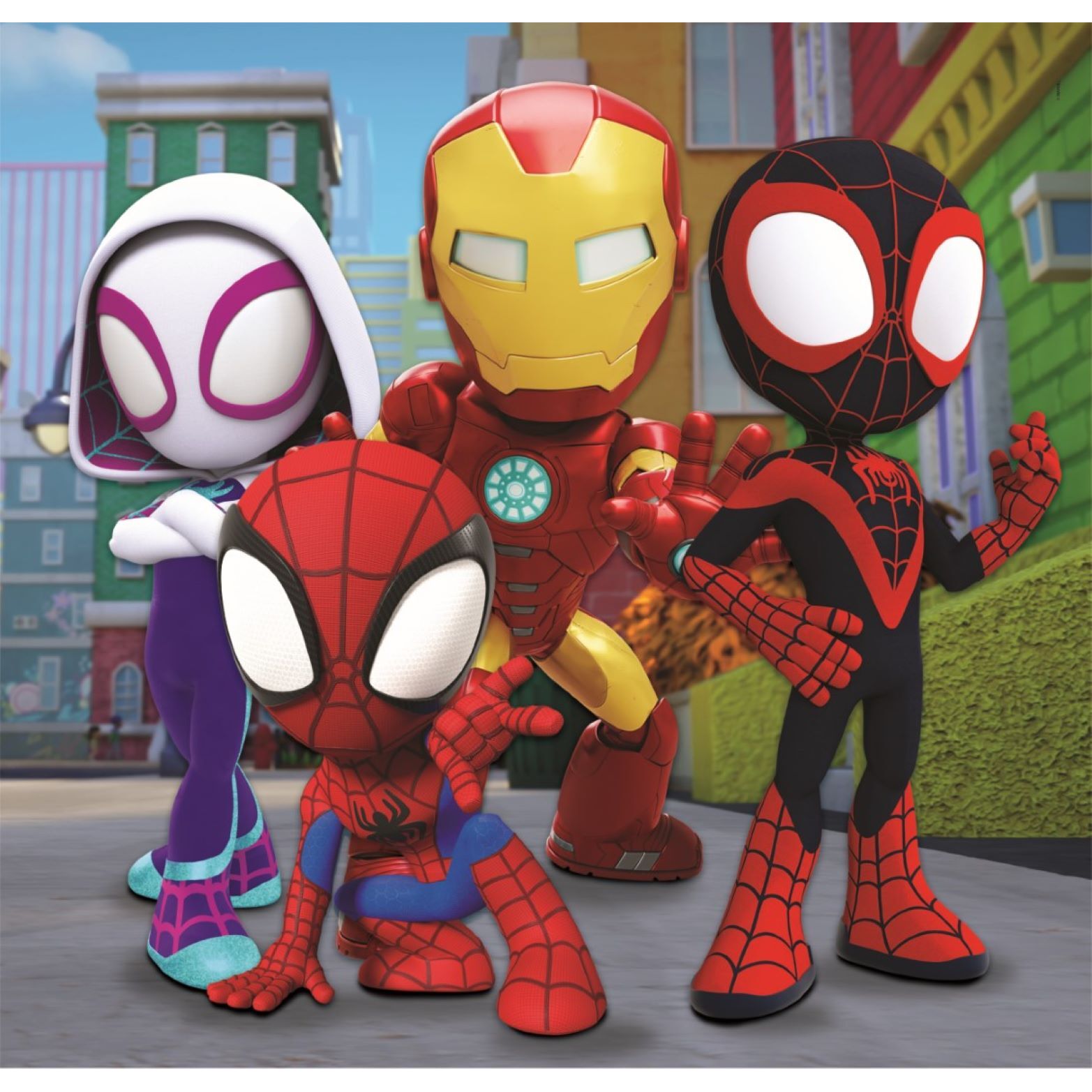 Voir la diapositive 4 : CLEMENTONI Puzzle 3x48 pièces Spidey et ses amis extraordinaires