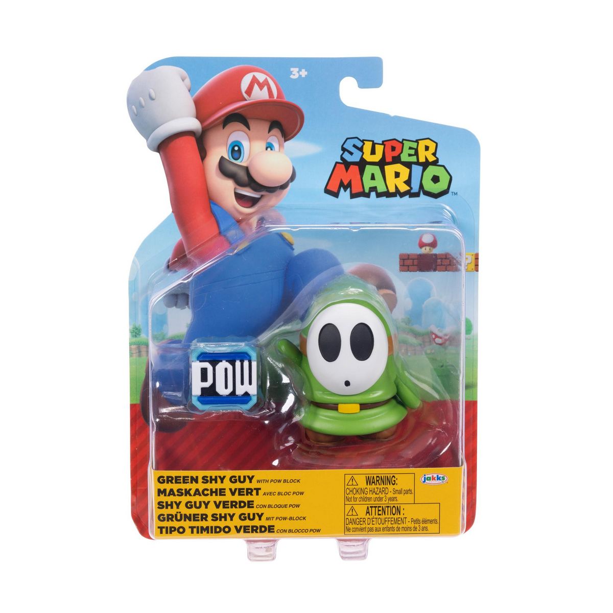 JAKKS Figurine articulée Mario 10cm + accessoire