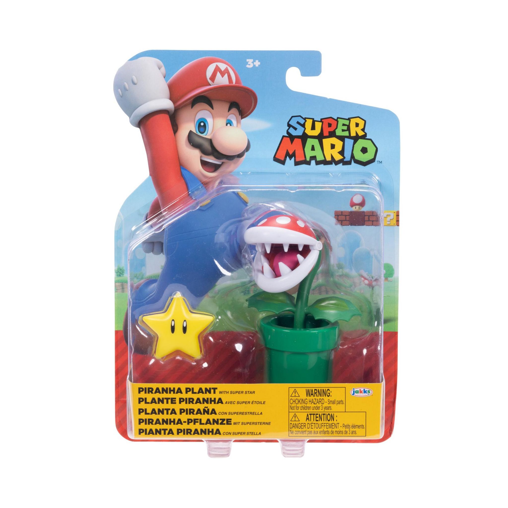 Voir la diapositive 8 : JAKKS Figurine articulée Mario 10cm + accessoire