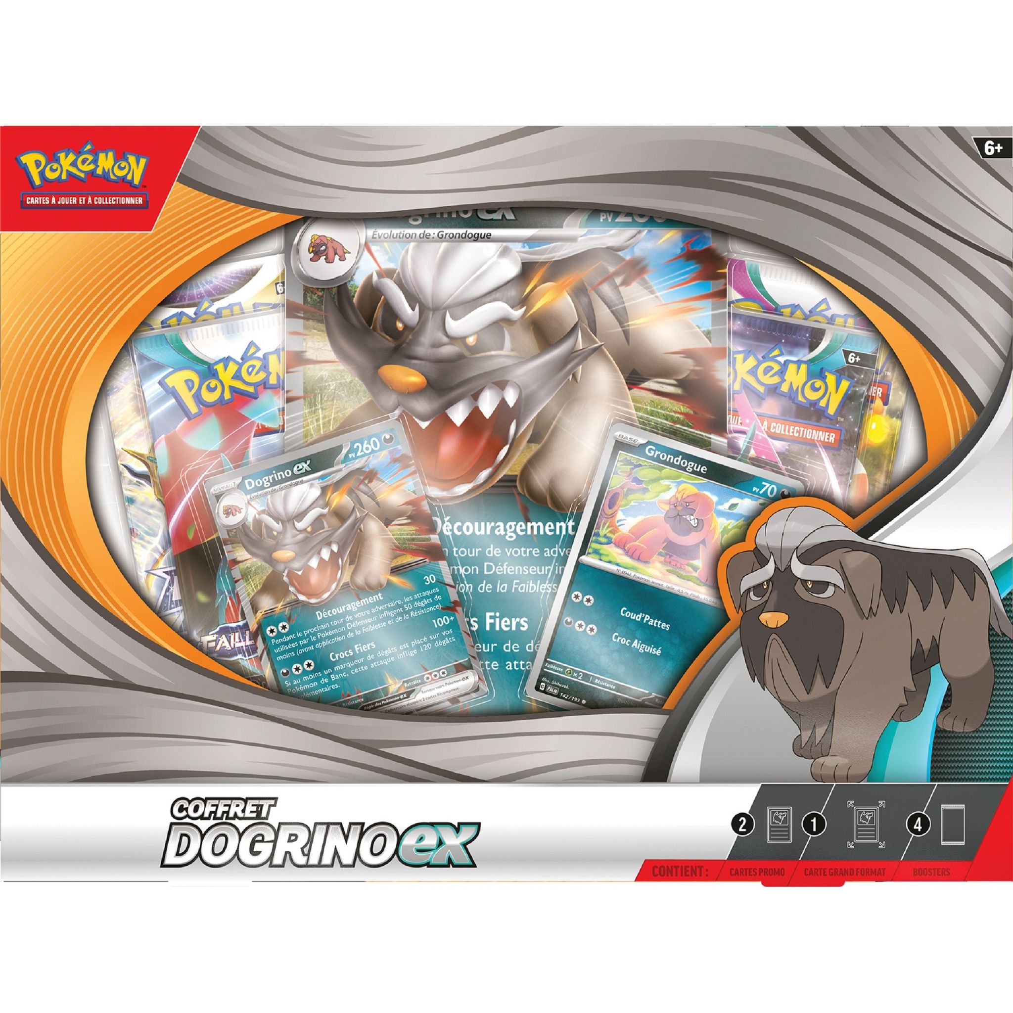 Voir la diapositive 1 : POKEMON Coffret Cartes Pokémon Dogrino EX Q1