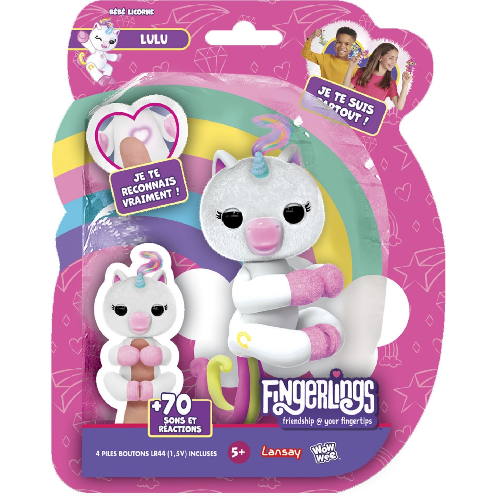 LANSAY Figurine Fingerlings Licorne
