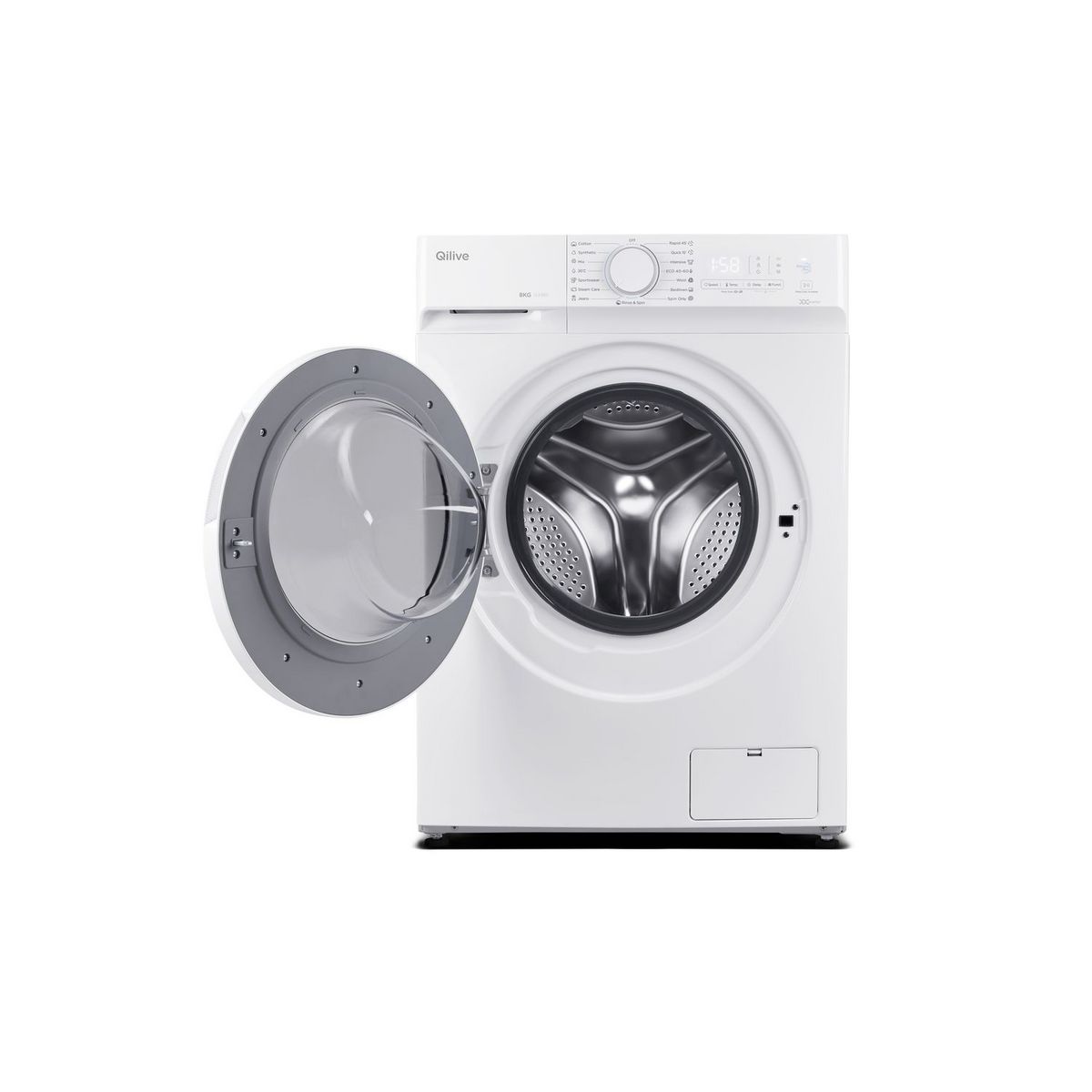 QILIVE Lave linge hublot Q.6385, 8 kg, 1400 T/min, A