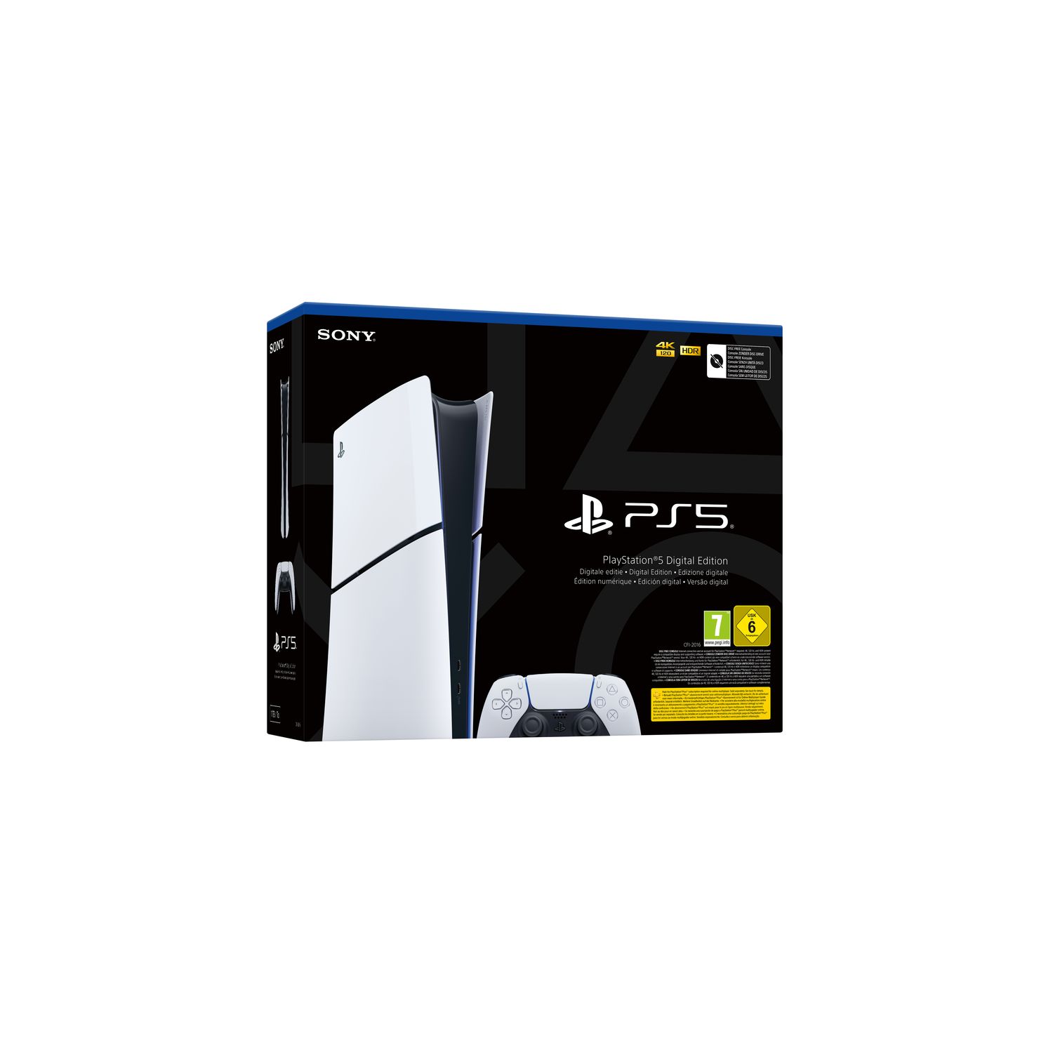 Voir la diapositive 2 : SONY Console Playstation 5 Digitale Modèle Slim