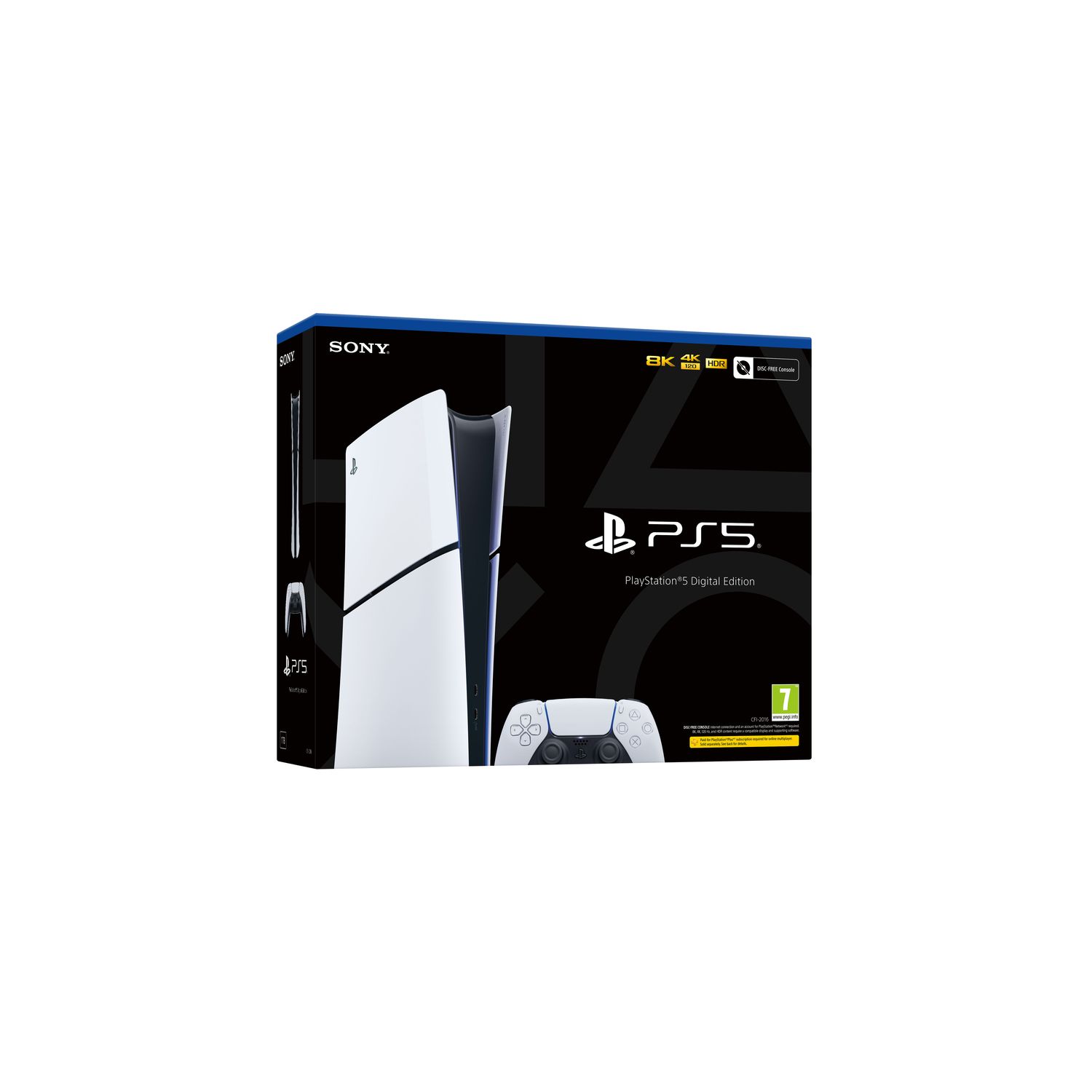 Voir la diapositive 4 : SONY Console Playstation 5 Digitale Modèle Slim