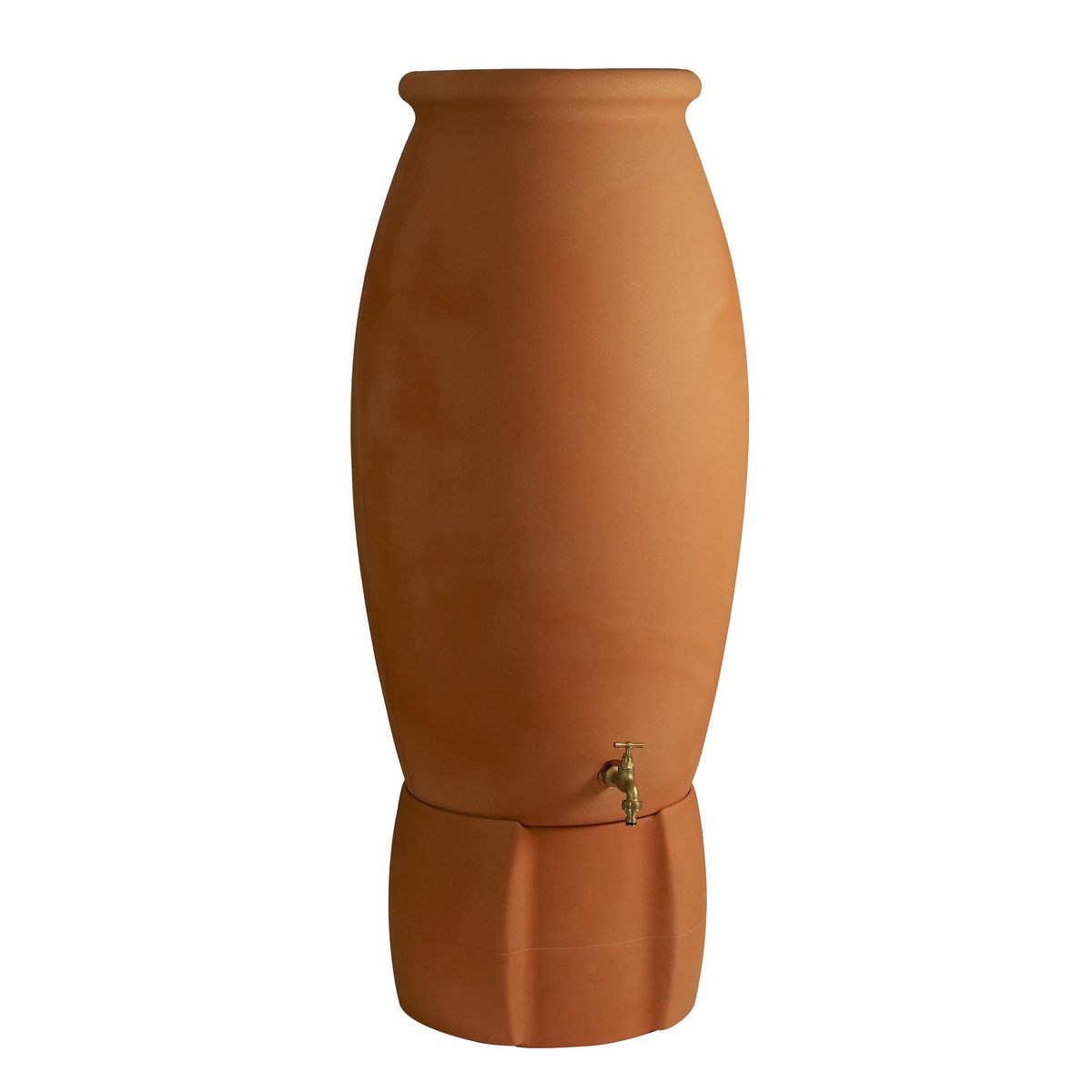 BELLI Récupérateur d'eau amphore terre cuite 235L avec socle - JARRE