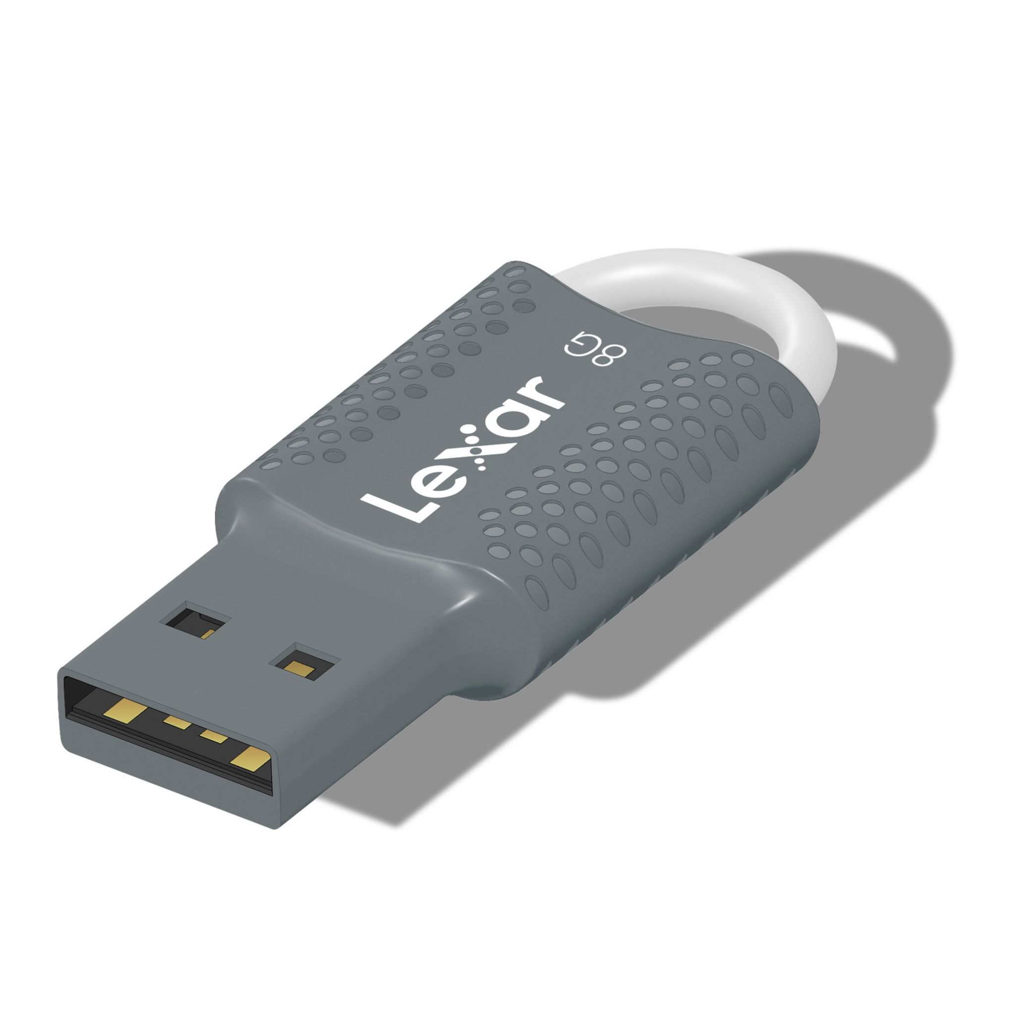 Voir la diapositive 1 : LEXAR Clé USB JUMPRDRIVE V40 8GO - Gris