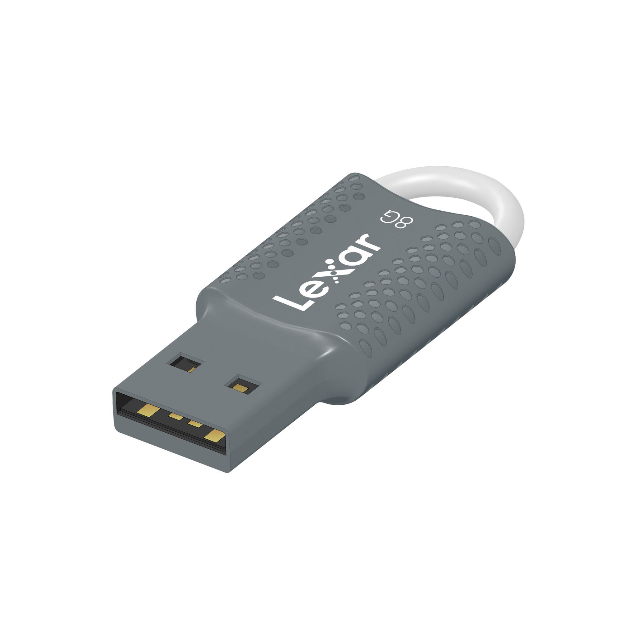 Voir la diapositive 2 : LEXAR Clé USB JUMPRDRIVE V40 8GO - Gris