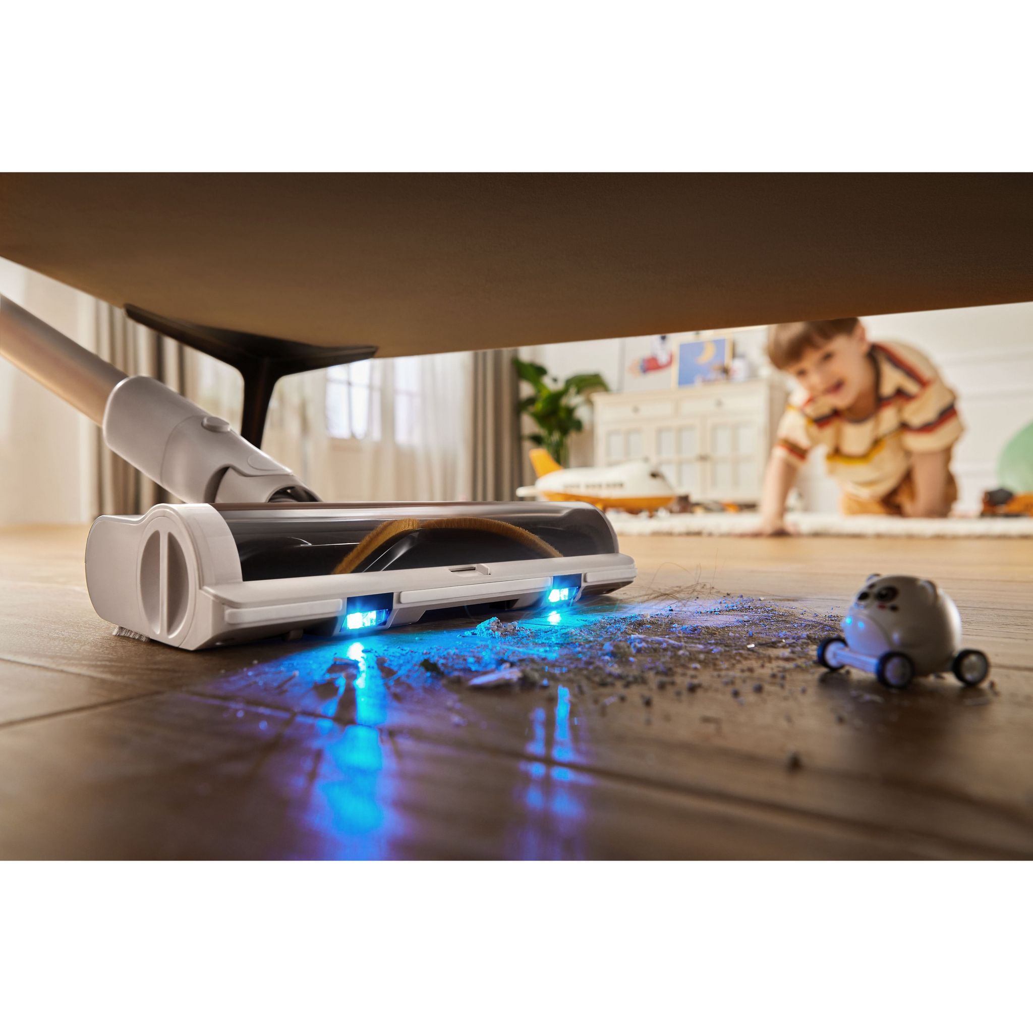 Voir la diapositive 7 : DREAME Aspirateur balai U20 - Or