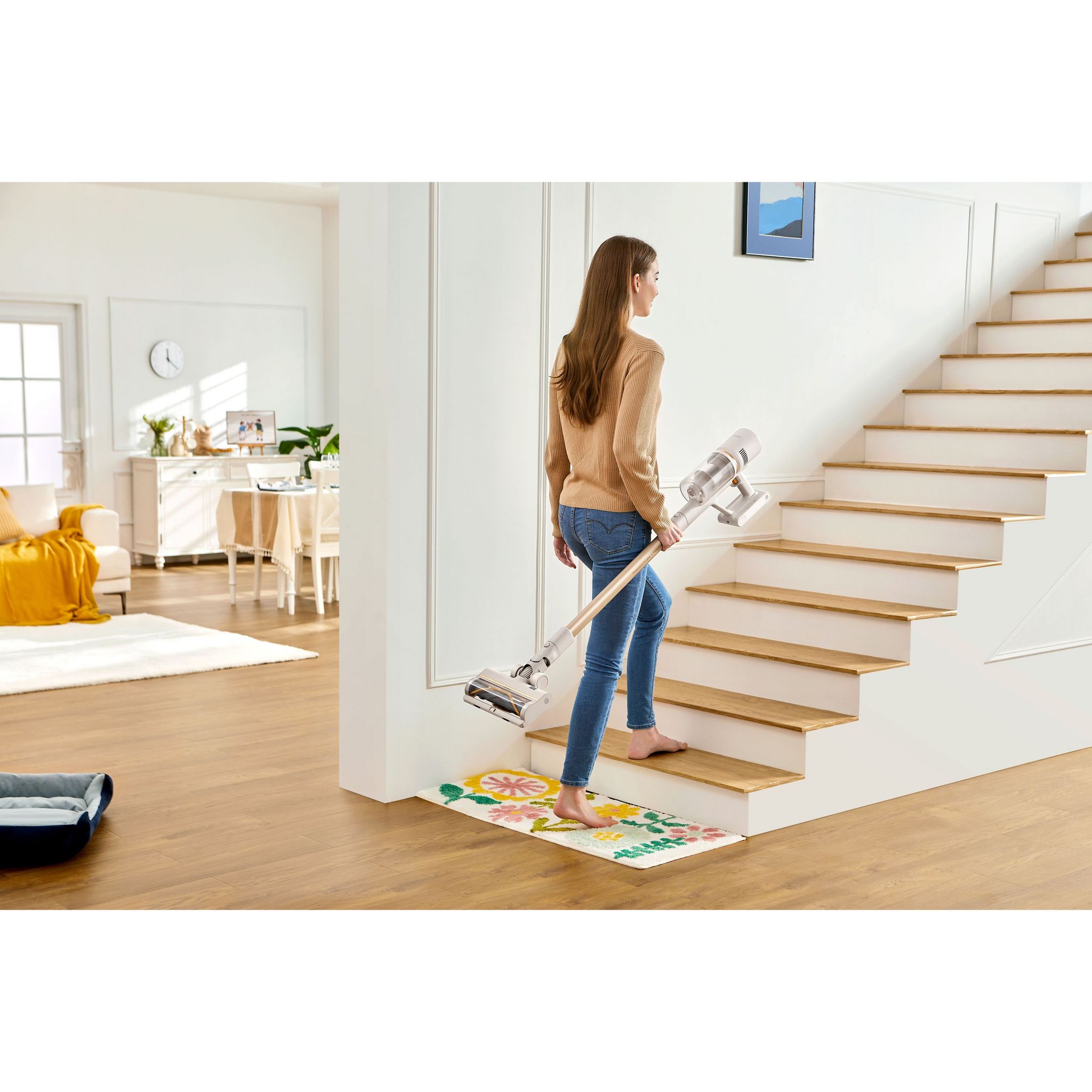 Voir la diapositive 9 : DREAME Aspirateur balai U20 - Or