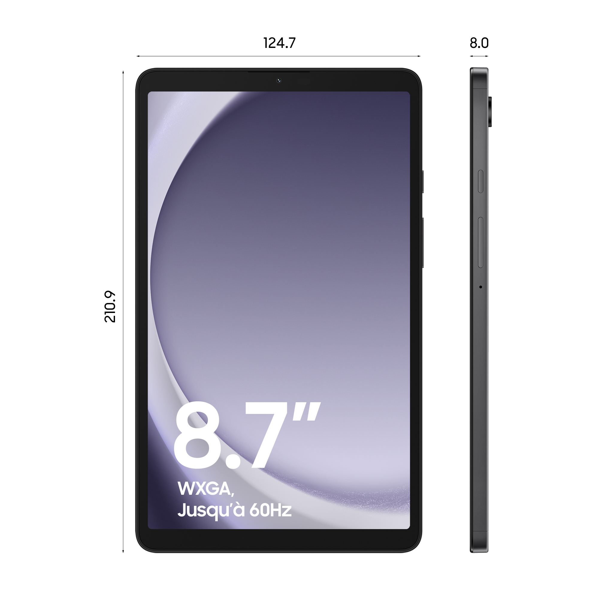Voir la diapositive 5 : SAMSUNG Tablette tactile Galaxy Tab A9 8.7" Wifi 128 Go - Bleu Marine