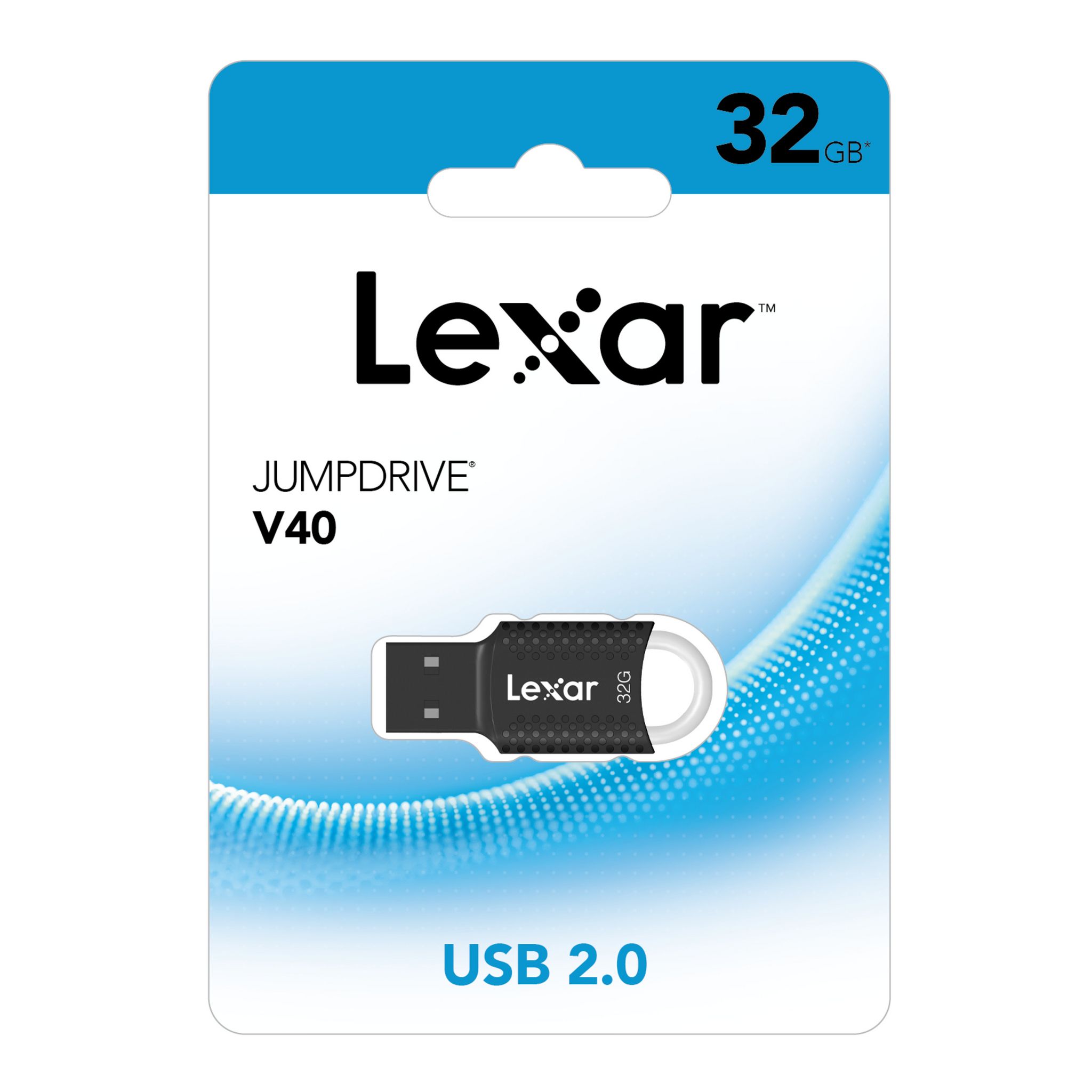 Voir la diapositive 5 : LEXAR Clé USB JUMPRDRIVE V40 32GO - Noir
