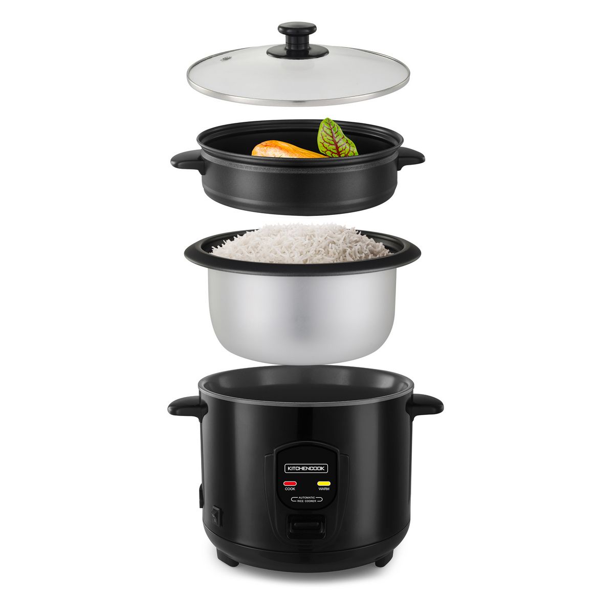 KITCHENCOOK Cuiseur à riz Japan X - Noir
