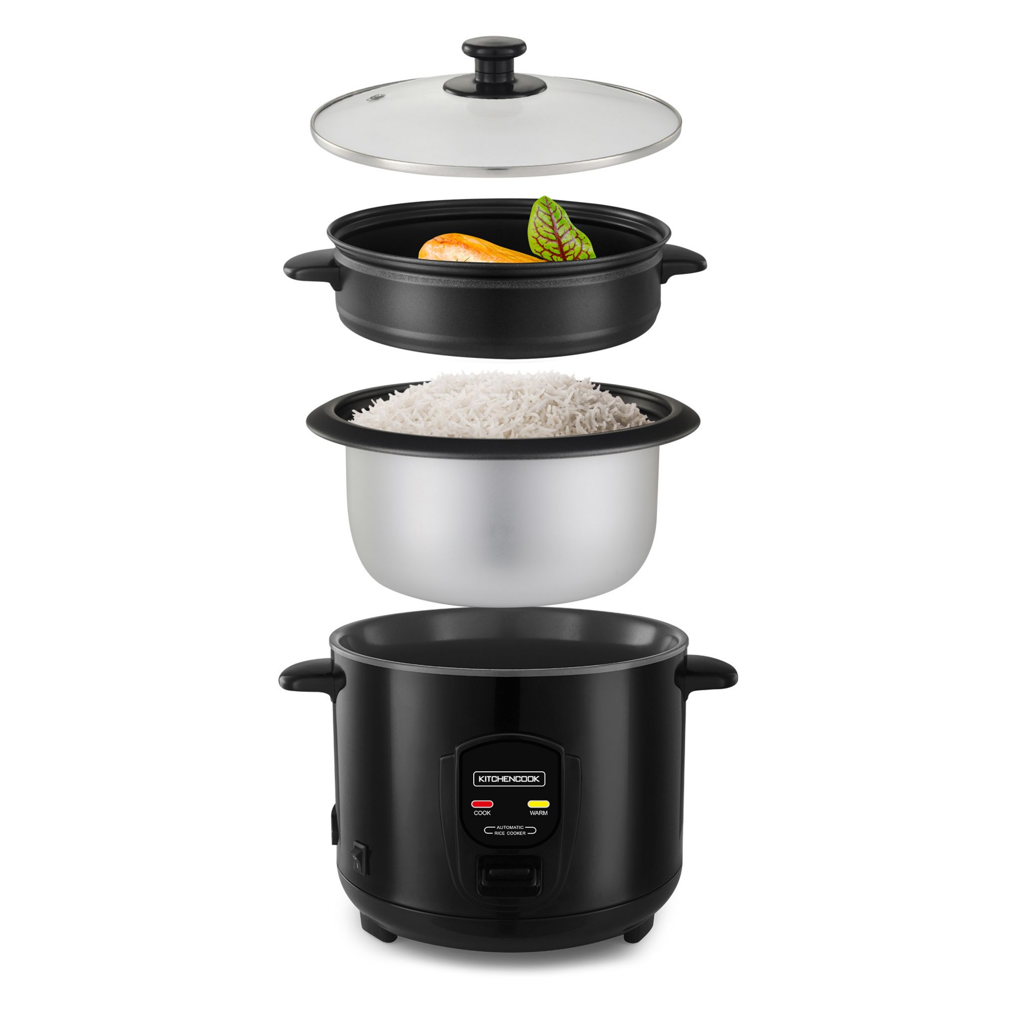 Voir la diapositive 5 : KITCHENCOOK Cuiseur à riz Japan X - Noir