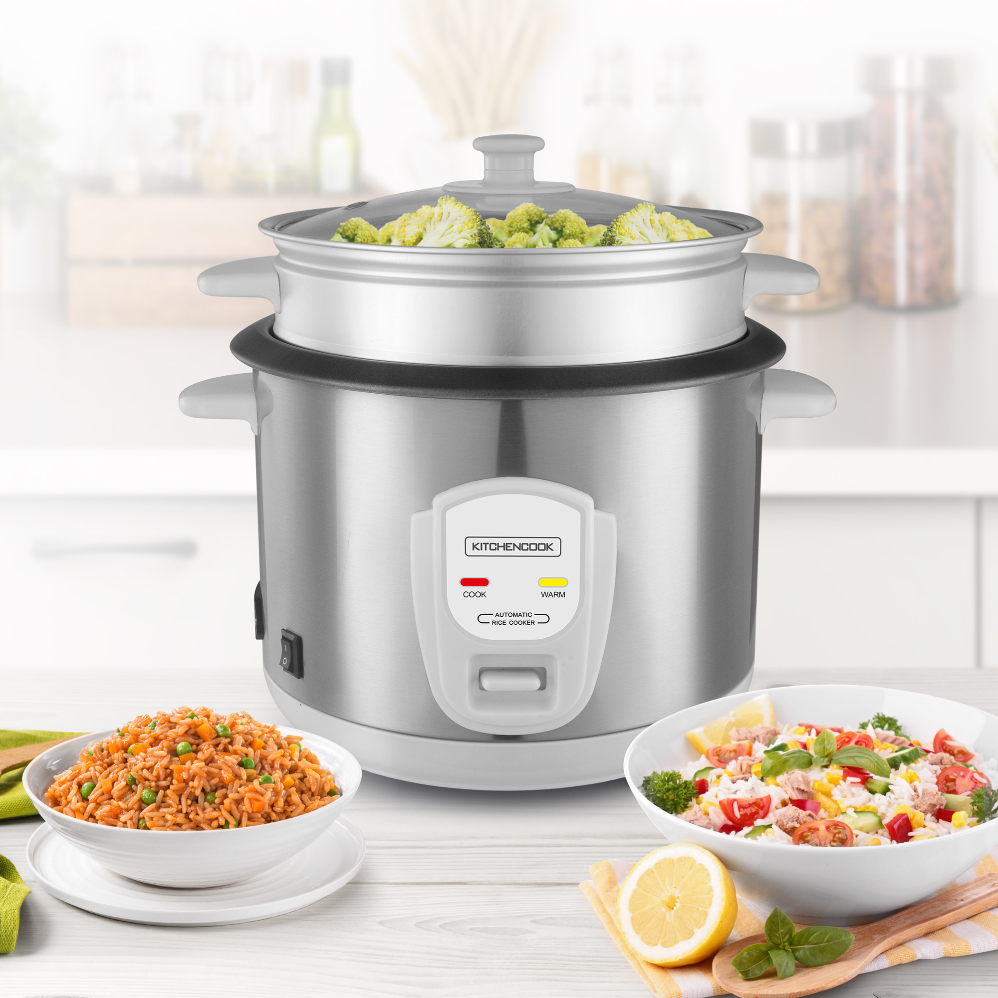 Voir la diapositive 12 : KITCHENCOOK Cuiseur à riz Japan X - Inox