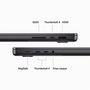 Voir la diapositive 6 : APPLE MacBook Pro 14 pouces - 512 Go SSD - Puce M3 Pro C - Noir sidéral