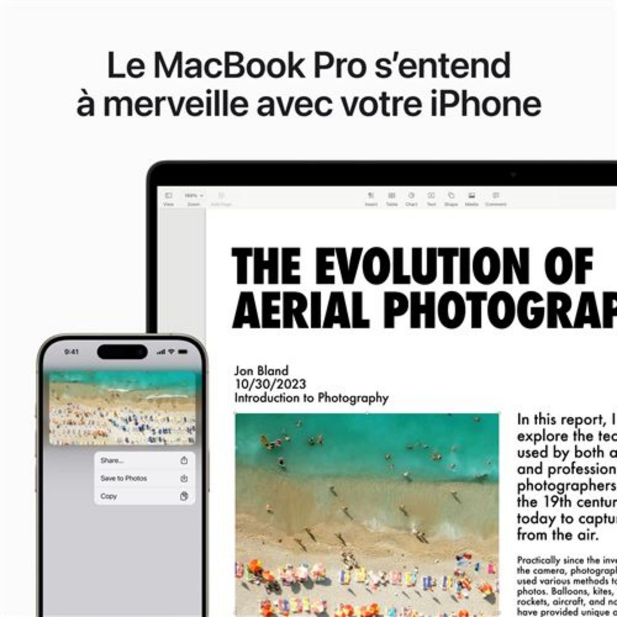 Voir la diapositive 7 : APPLE MacBook Pro 14 pouces - 512 Go SSD - Puce M3 Pro C - Noir sidéral