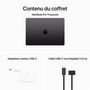 Voir la diapositive 10 : APPLE MacBook Pro 14 pouces - 512 Go SSD - Puce M3 Pro C - Noir sidéral
