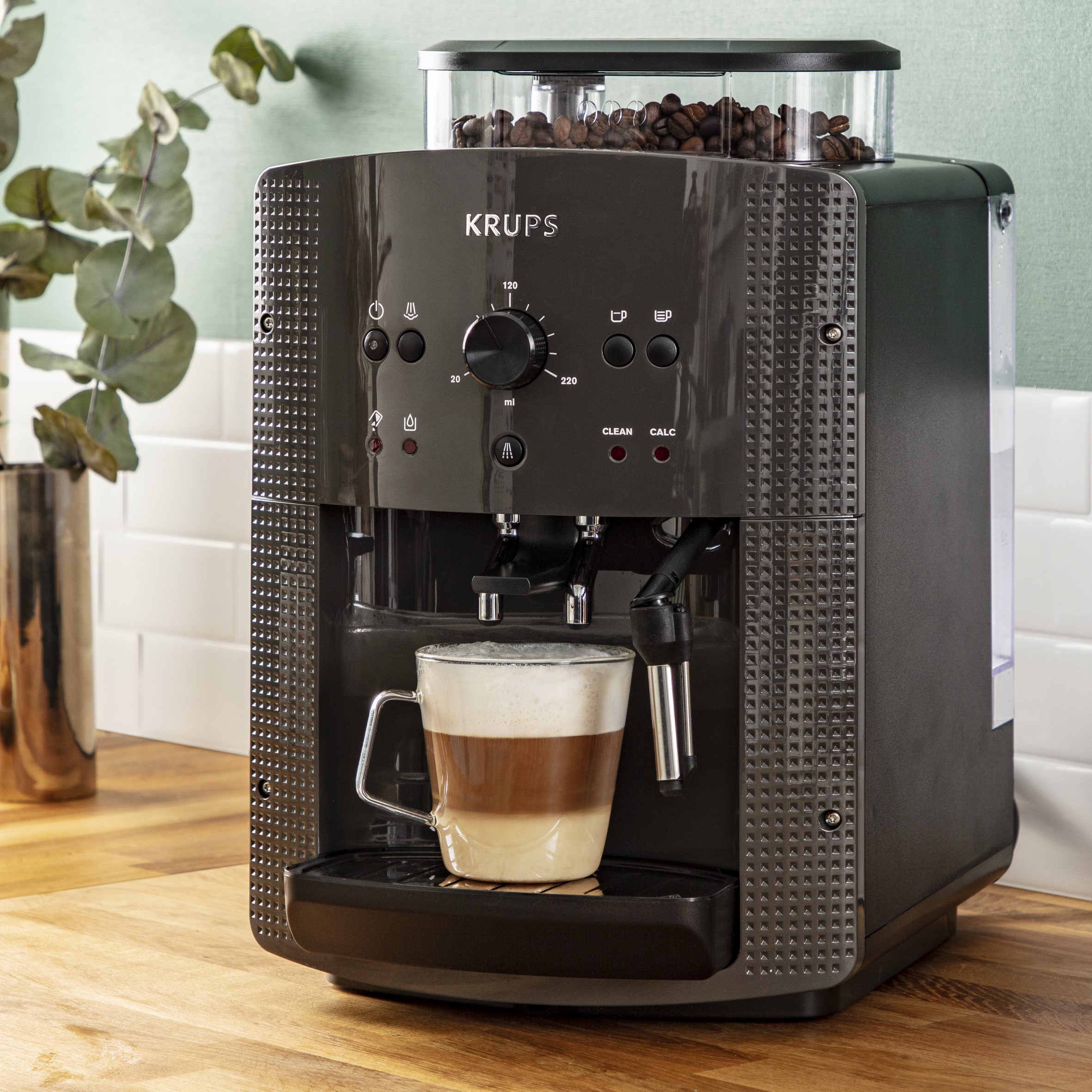 Voir la diapositive 14 : KRUPS Expresso broyeur à grains YY5347FD - Noir